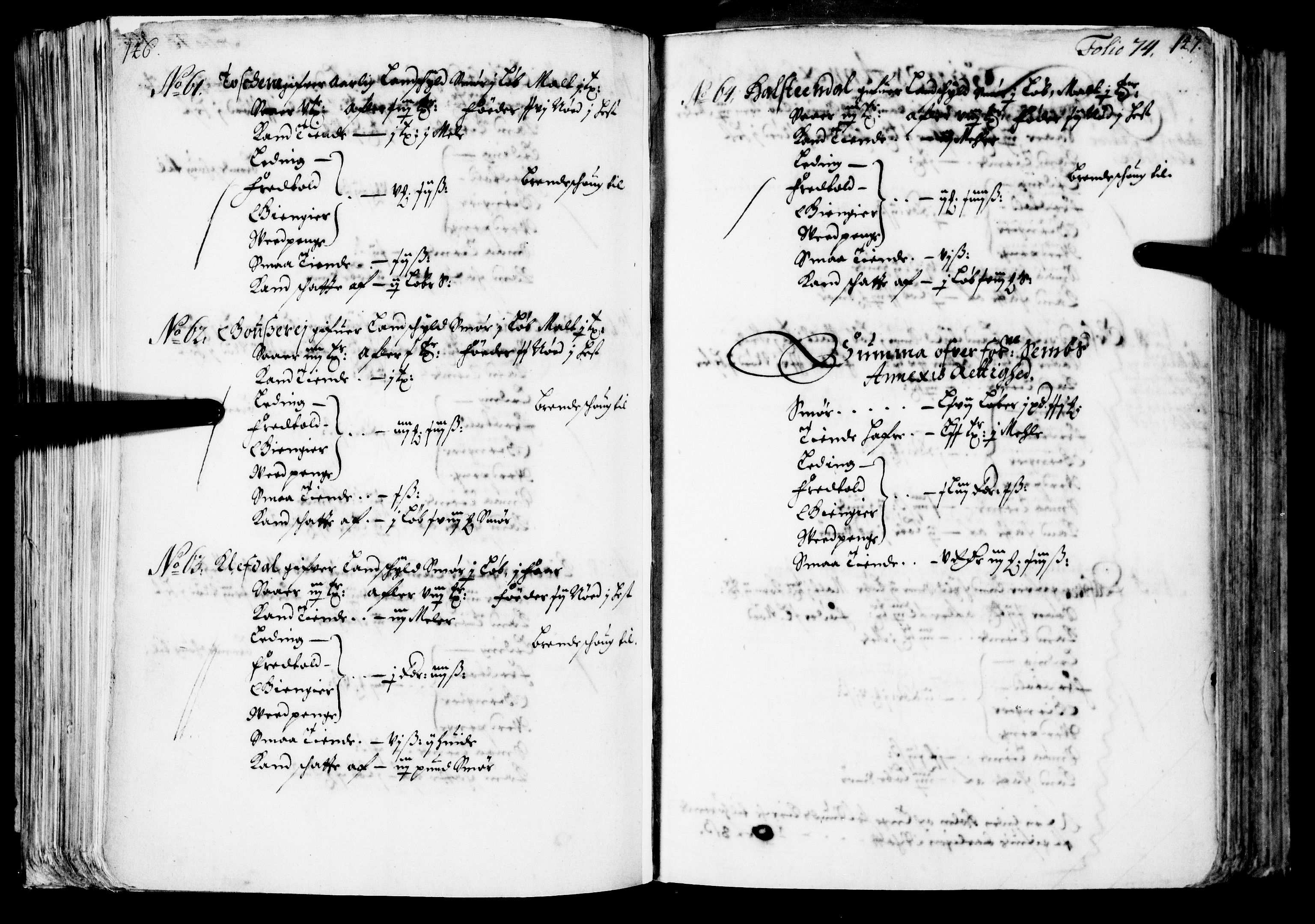 Rentekammeret inntil 1814, Realistisk ordnet avdeling, RA/EA-4070/N/Nb/Nba/L0039: Nordhordland fogderi, 1667, p. 73b-74a