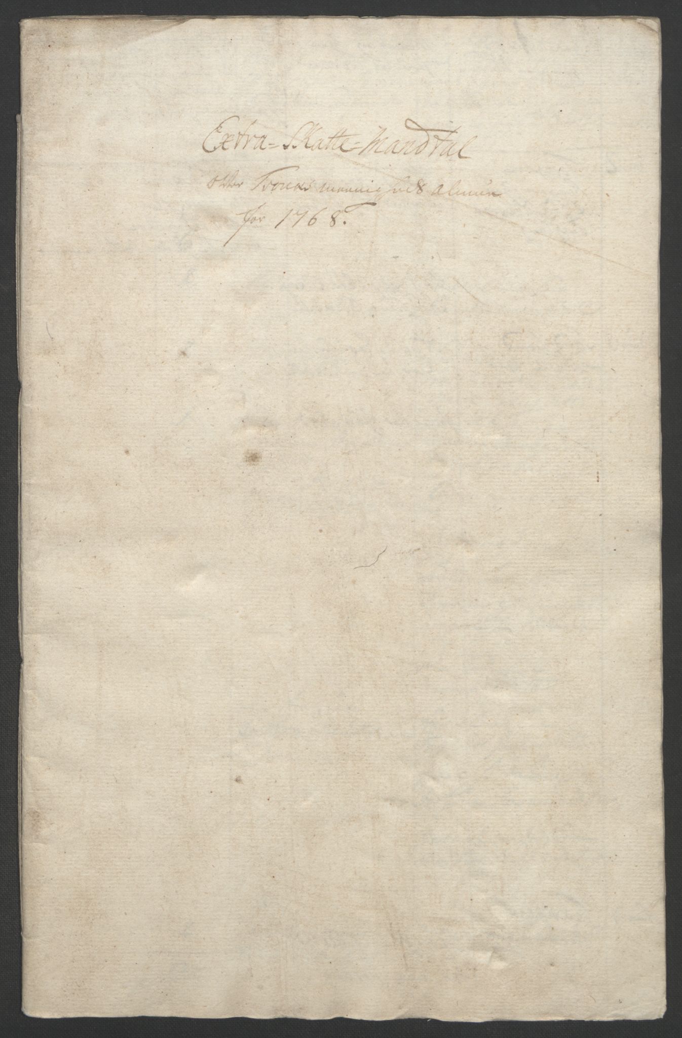 Rentekammeret inntil 1814, Realistisk ordnet avdeling, RA/EA-4070/Ol/L0022b: [Gg 10]: Ekstraskatten, 23.09.1762. Senja og Troms, 1765-1768, p. 211