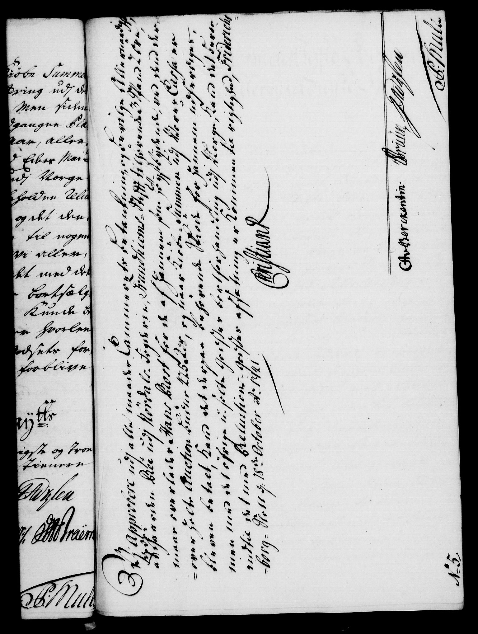 Rentekammeret, Kammerkanselliet, RA/EA-3111/G/Gf/Gfa/L0024: Norsk relasjons- og resolusjonsprotokoll (merket RK 52.24), 1741, p. 583
