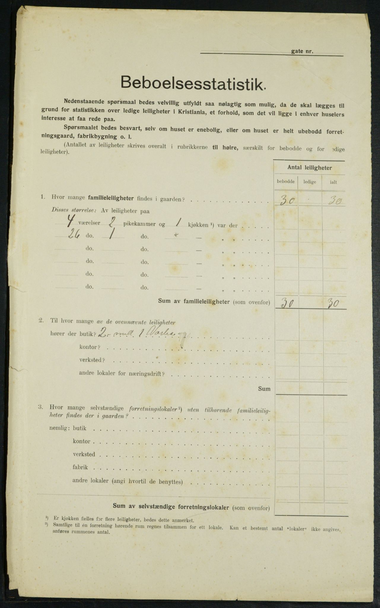 OBA, Municipal Census 1914 for Kristiania, 1914, p. 16399