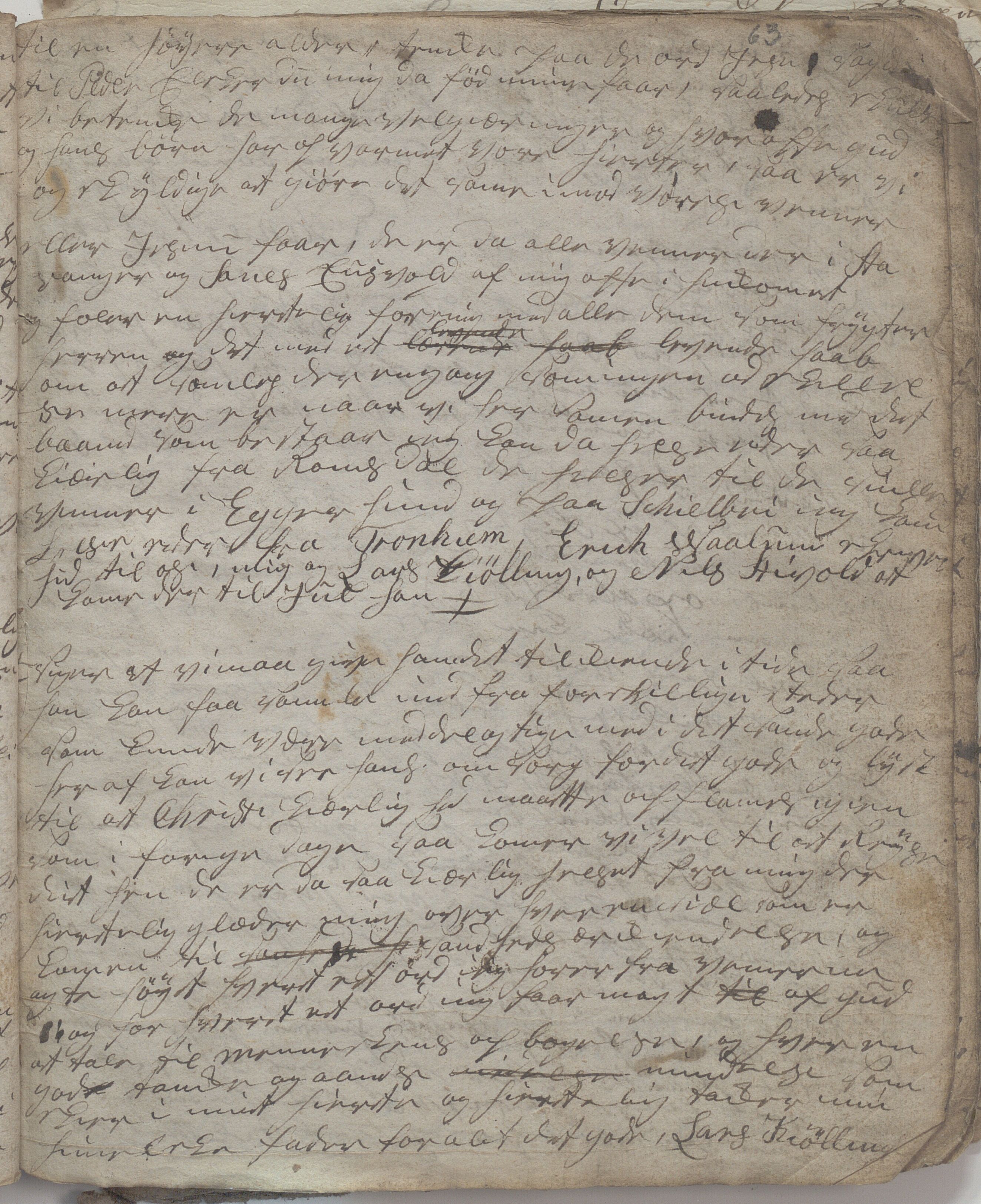 Heggtveitsamlingen, TMF/A-1007/H/L0047/0006: Kopibøker, brev etc.  / "Kopibok IV"/"MF IV", 1815-1819, p. 63
