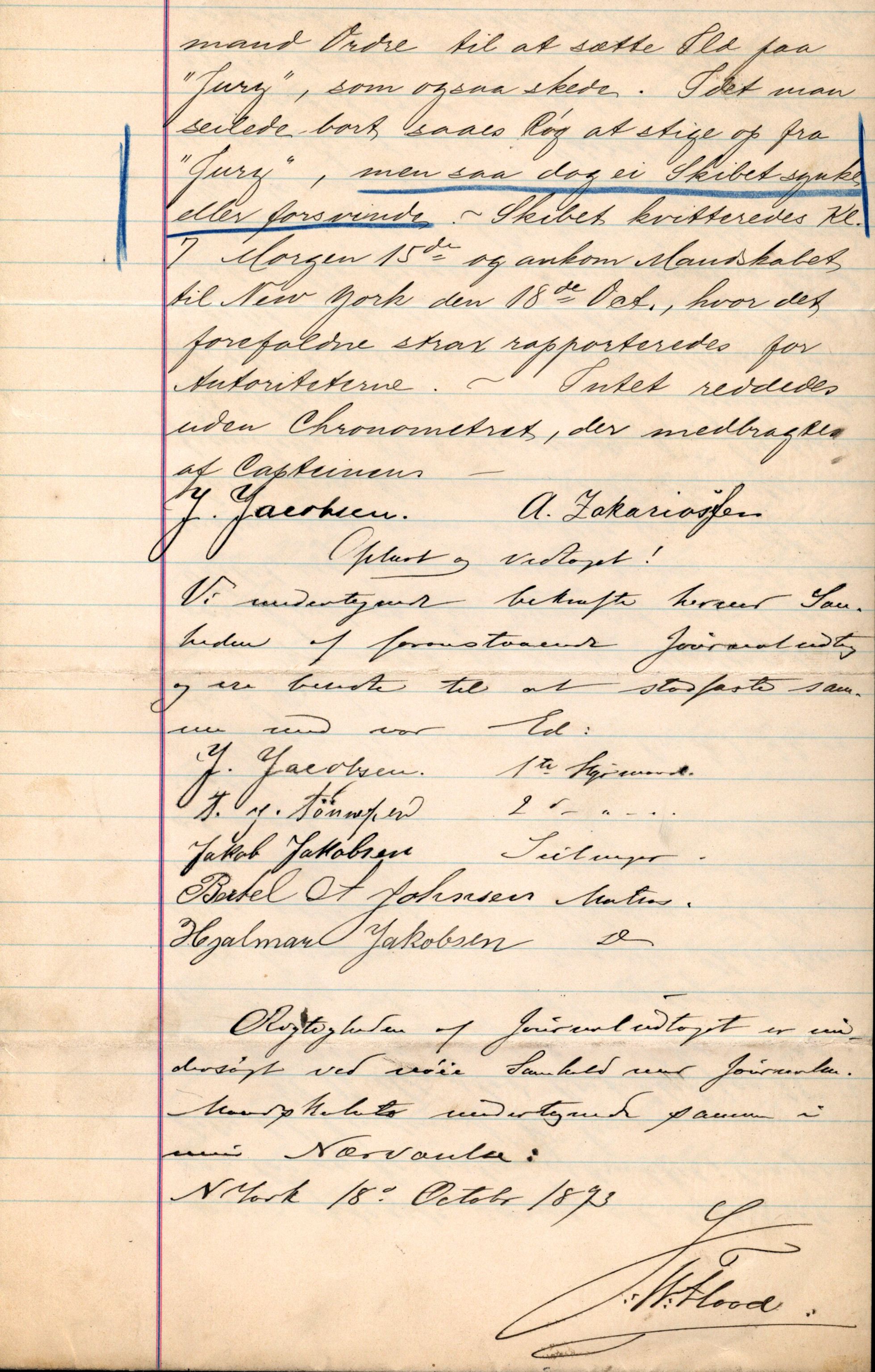 Pa 63 - Østlandske skibsassuranceforening, VEMU/A-1079/G/Ga/L0030/0005: Havaridokumenter / Imanuel, Jury, Nyborg, Vebo, 1893, p. 14