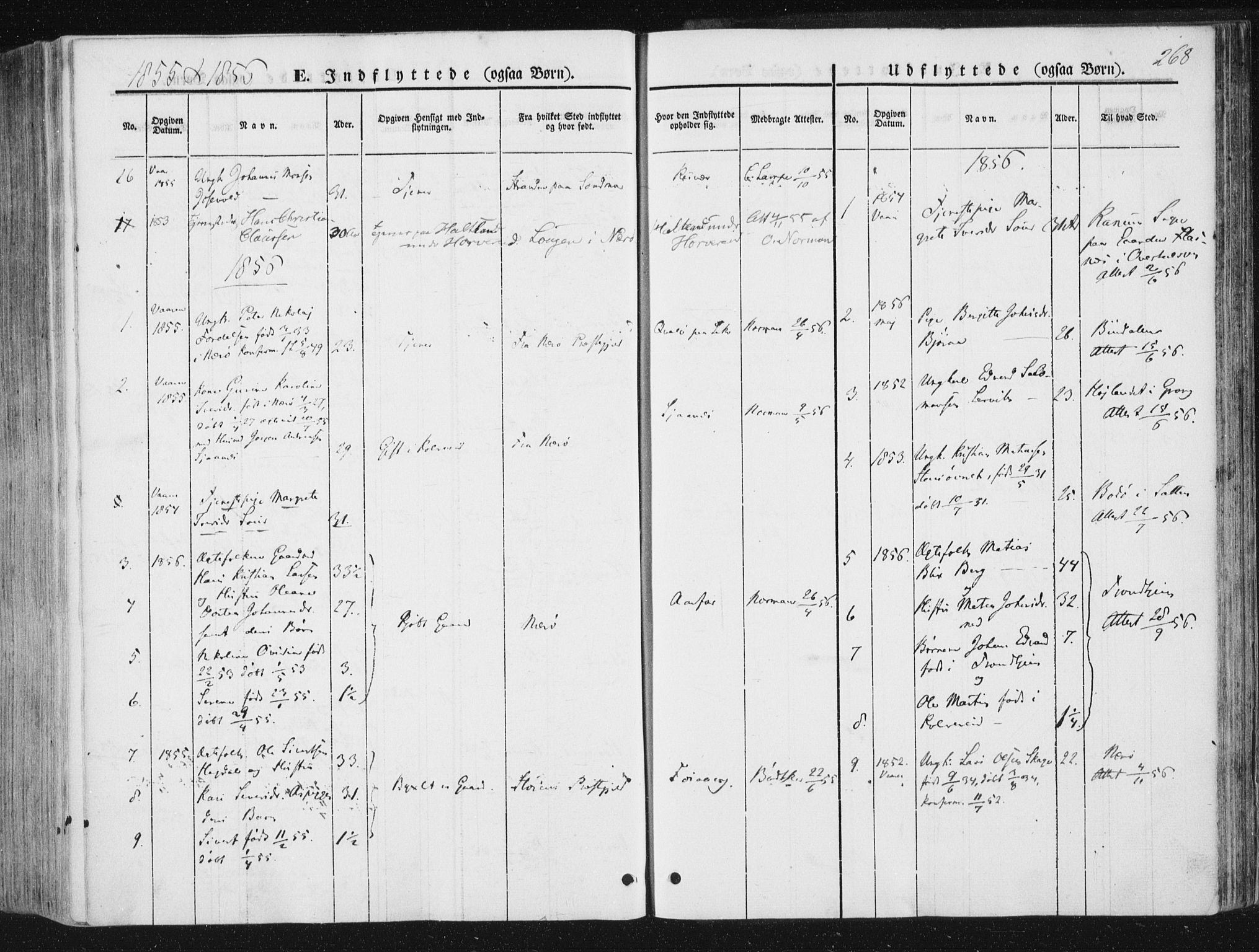 Ministerialprotokoller, klokkerbøker og fødselsregistre - Nord-Trøndelag, AV/SAT-A-1458/780/L0640: Parish register (official) no. 780A05, 1845-1856, p. 268