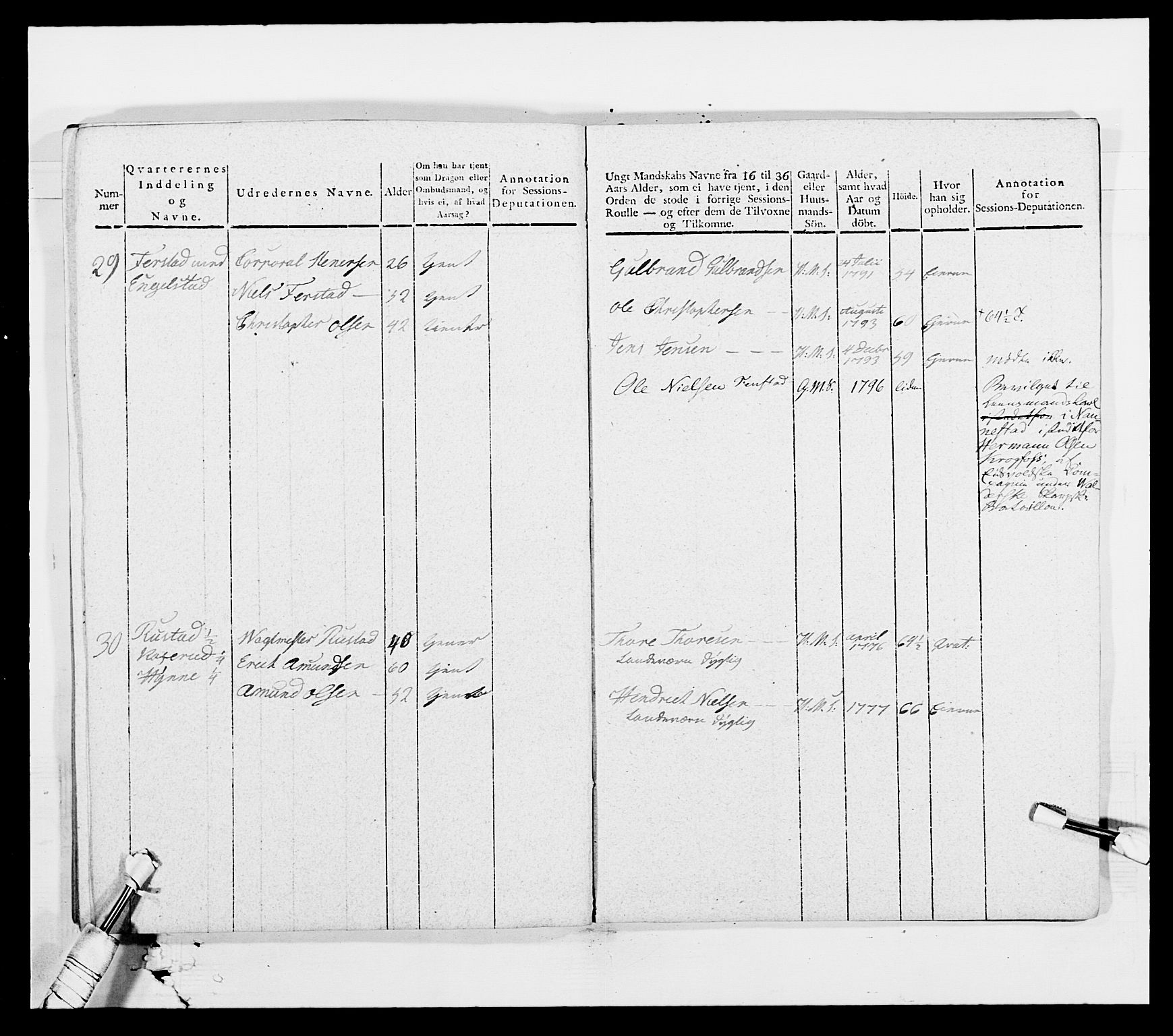 Generalitets- og kommissariatskollegiet, Det kongelige norske kommissariatskollegium, AV/RA-EA-5420/E/Eh/L0003: 1. Sønnafjelske dragonregiment, 1767-1812, p. 706