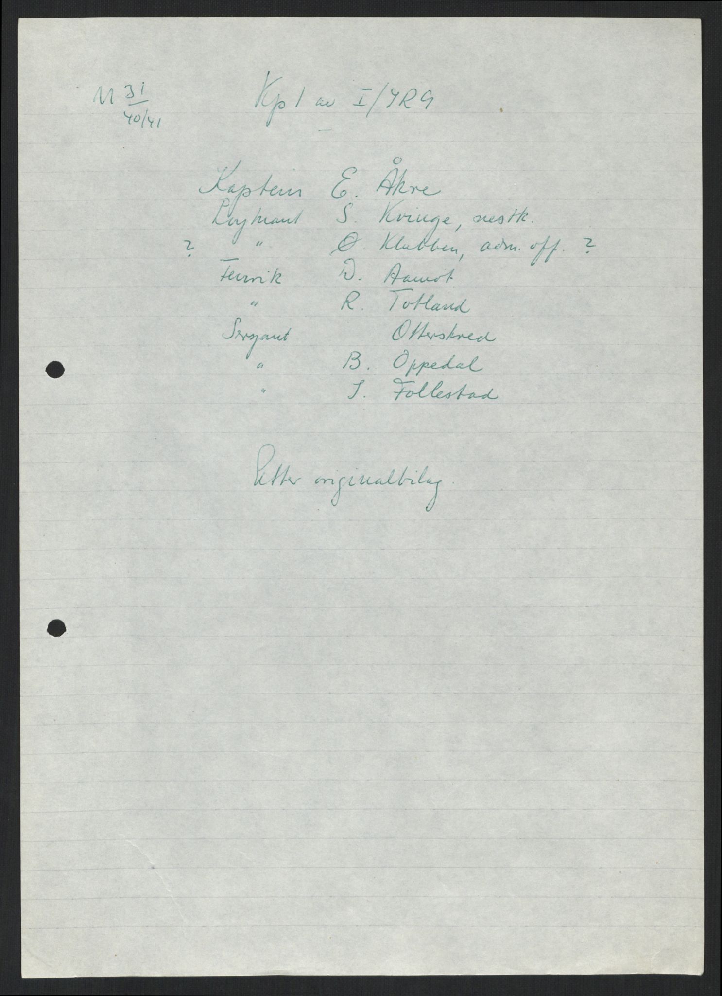 Forsvaret, Forsvarets krigshistoriske avdeling, AV/RA-RAFA-2017/Y/Yb/L0099: II-C-11-400  -  4. Divisjon., 1940, p. 15