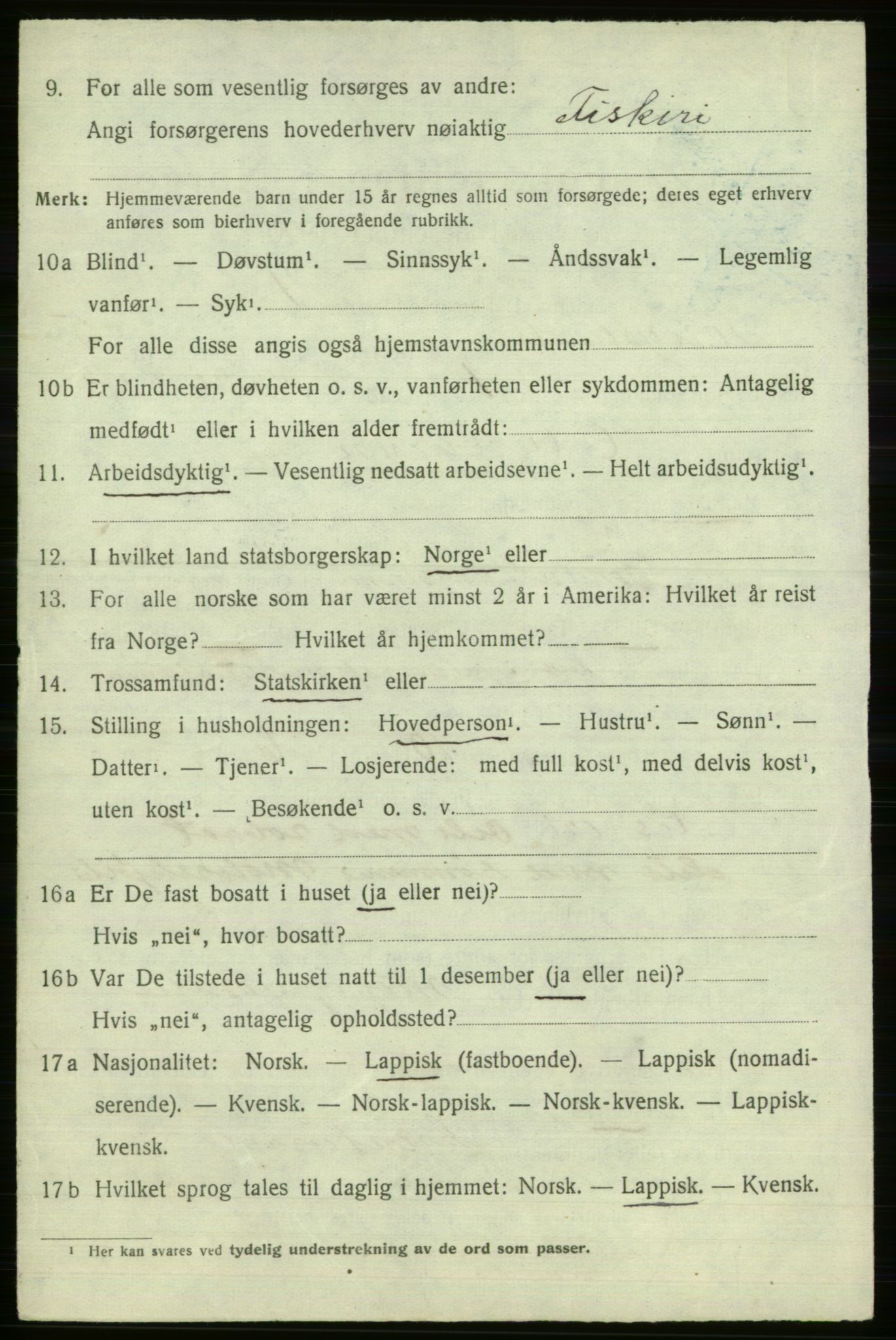 SATØ, 1920 census for Sørøysund rural district, 1920, p. 2333