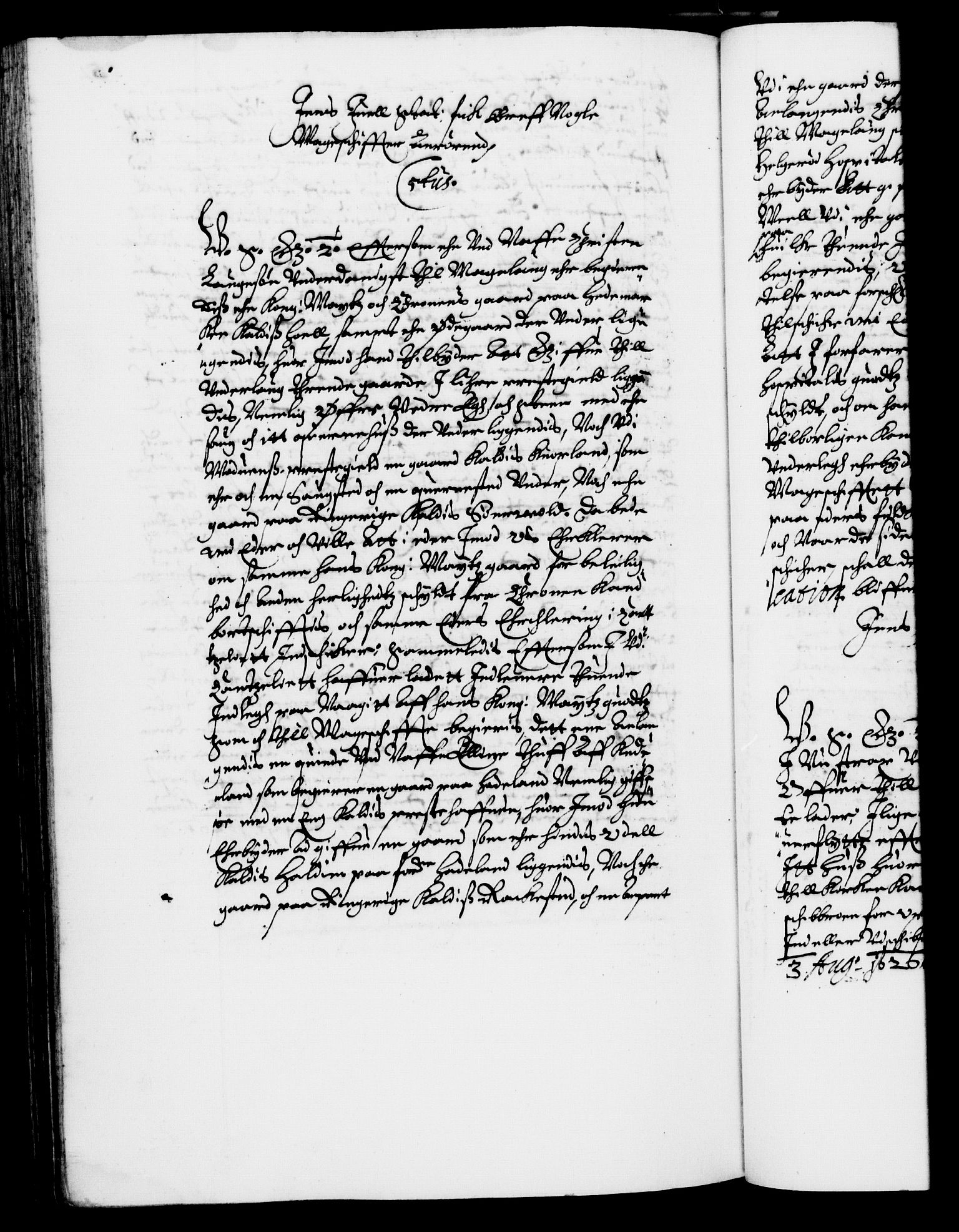 Danske Kanselli 1572-1799, RA/EA-3023/F/Fc/Fca/Fcab/L0004: Norske tegnelser (mikrofilm), 1617-1627, p. 551b