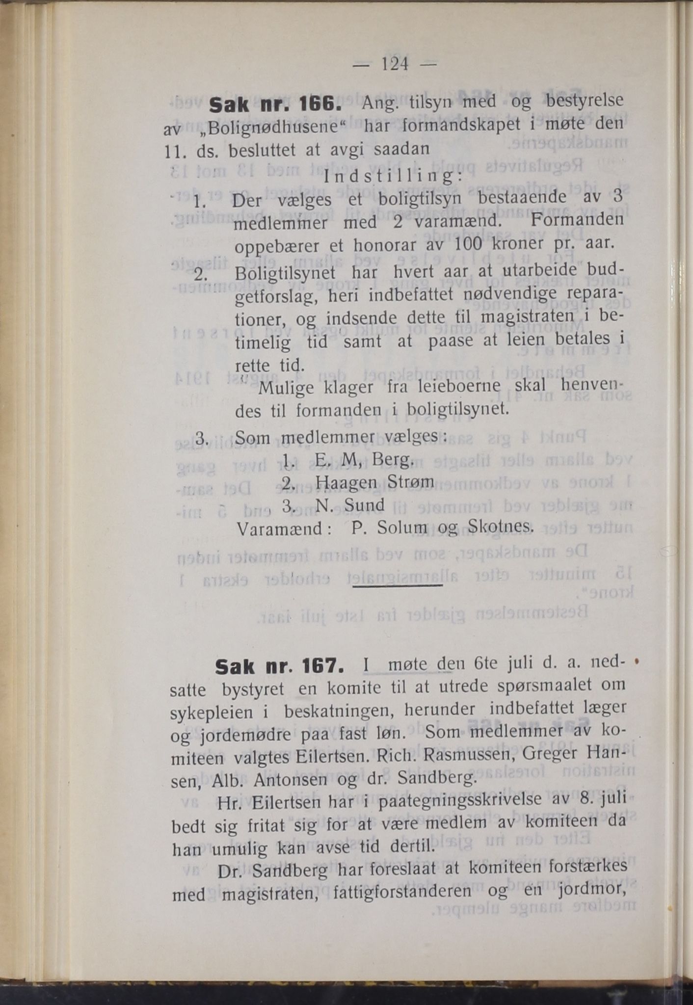 Narvik kommune. Formannskap , AIN/K-18050.150/A/Ab/L0004: Møtebok, 1914