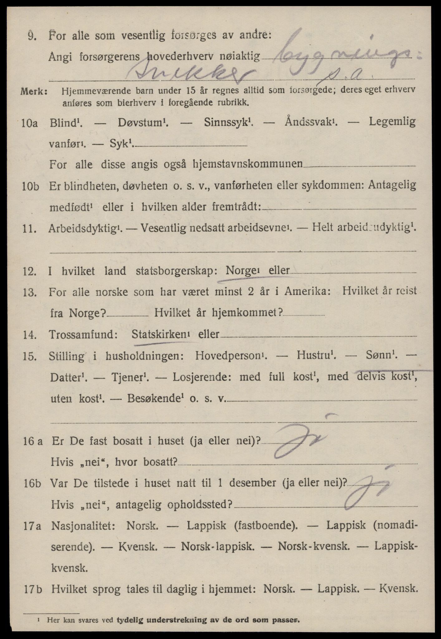 SAT, 1920 census for Strinda, 1920, p. 19759