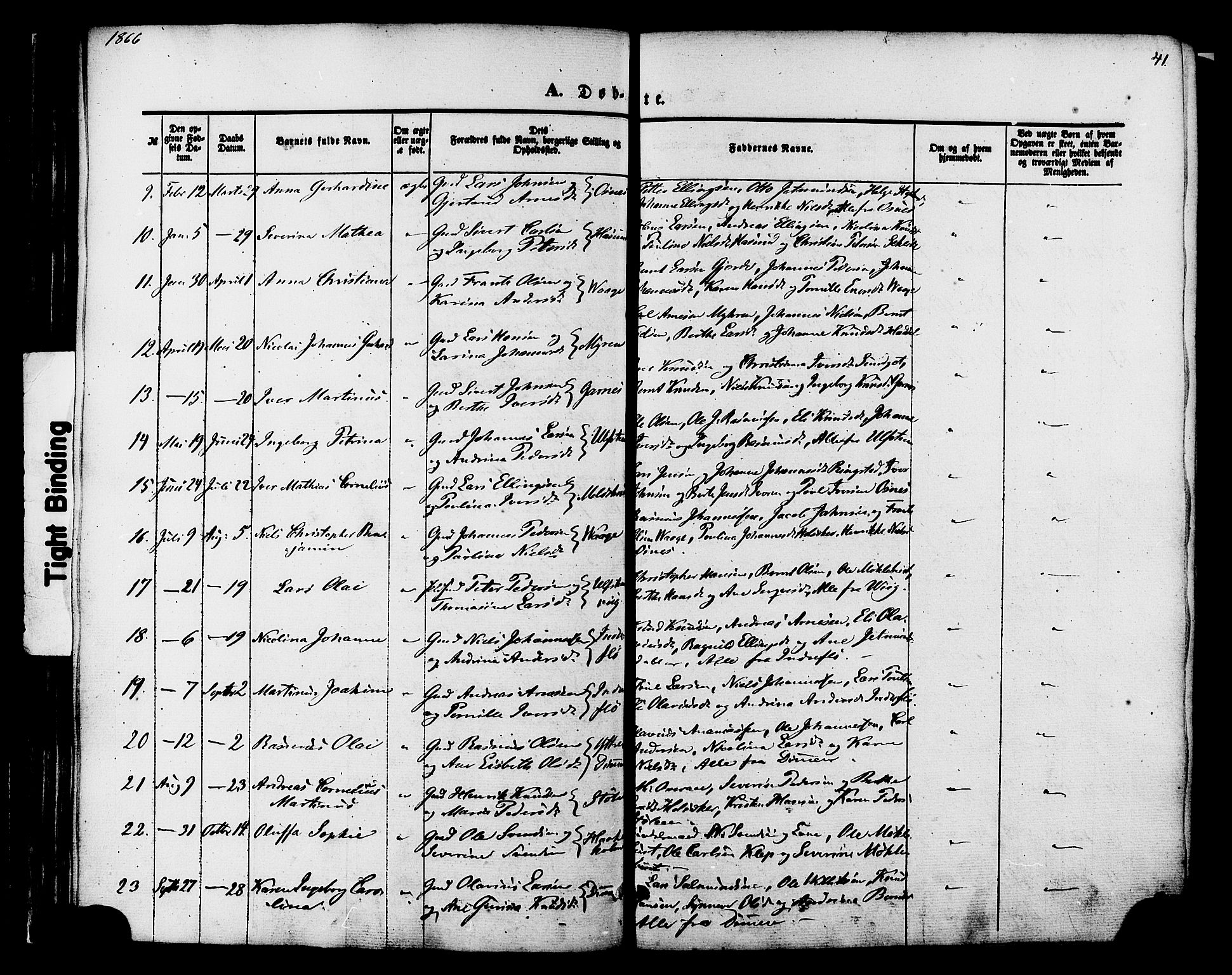 Ministerialprotokoller, klokkerbøker og fødselsregistre - Møre og Romsdal, AV/SAT-A-1454/509/L0105: Parish register (official) no. 509A03, 1848-1882, p. 41