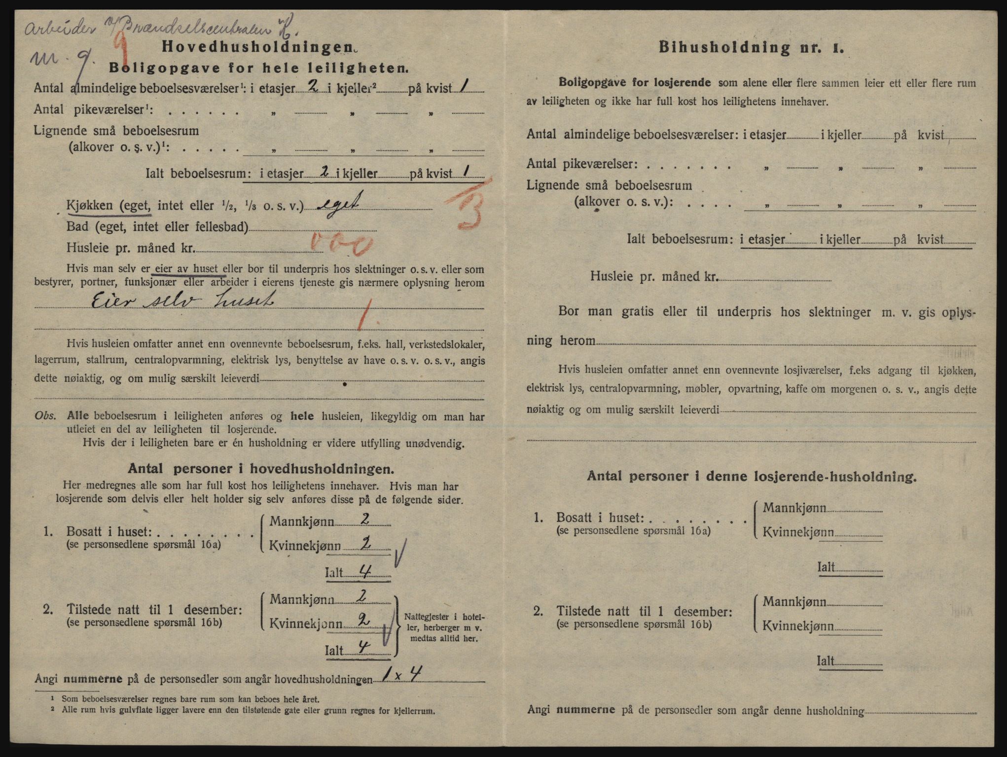 SATØ, 1920 census for Tromsø, 1920, p. 5396