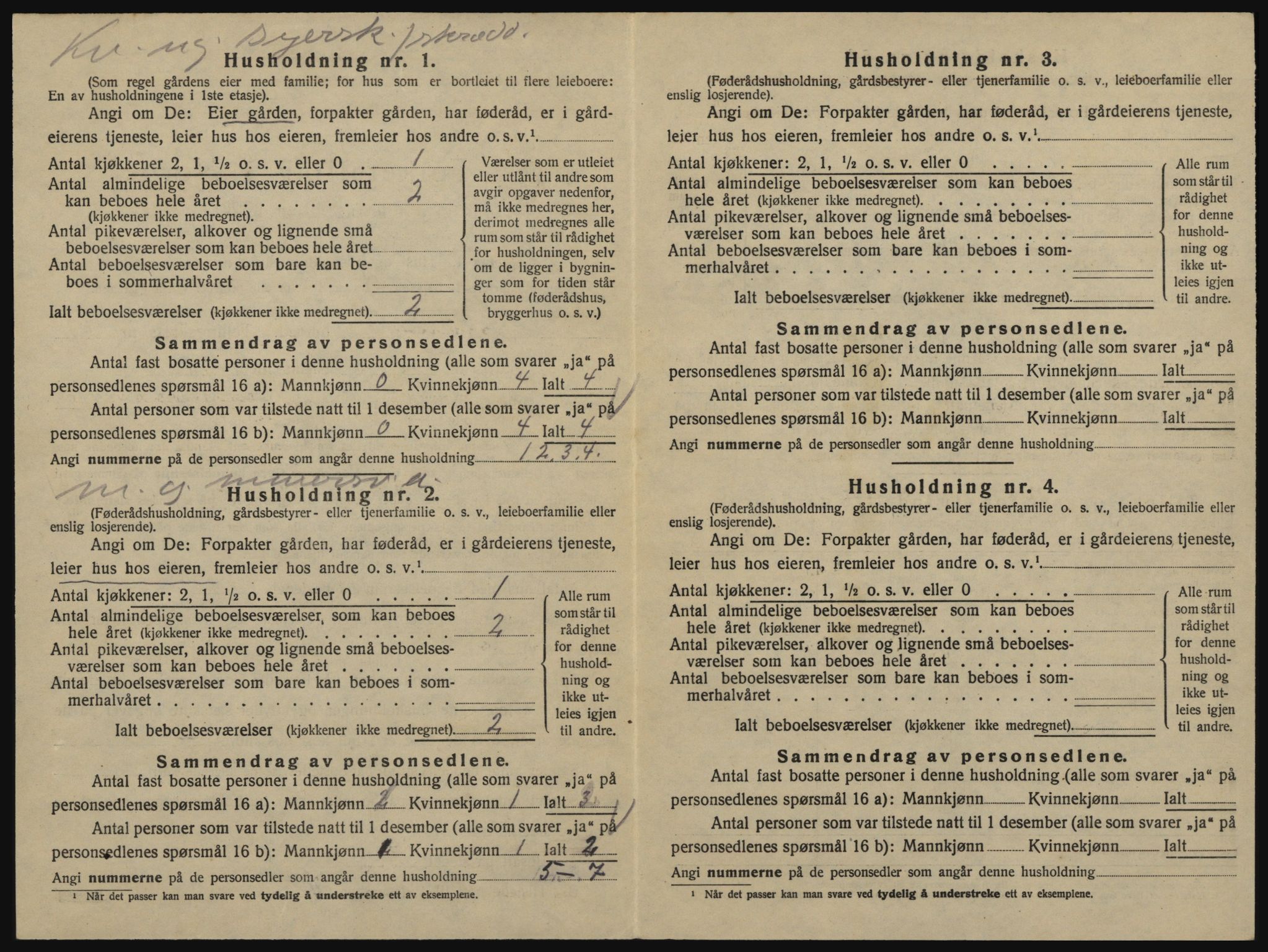 SAO, 1920 census for Glemmen, 1920, p. 2240