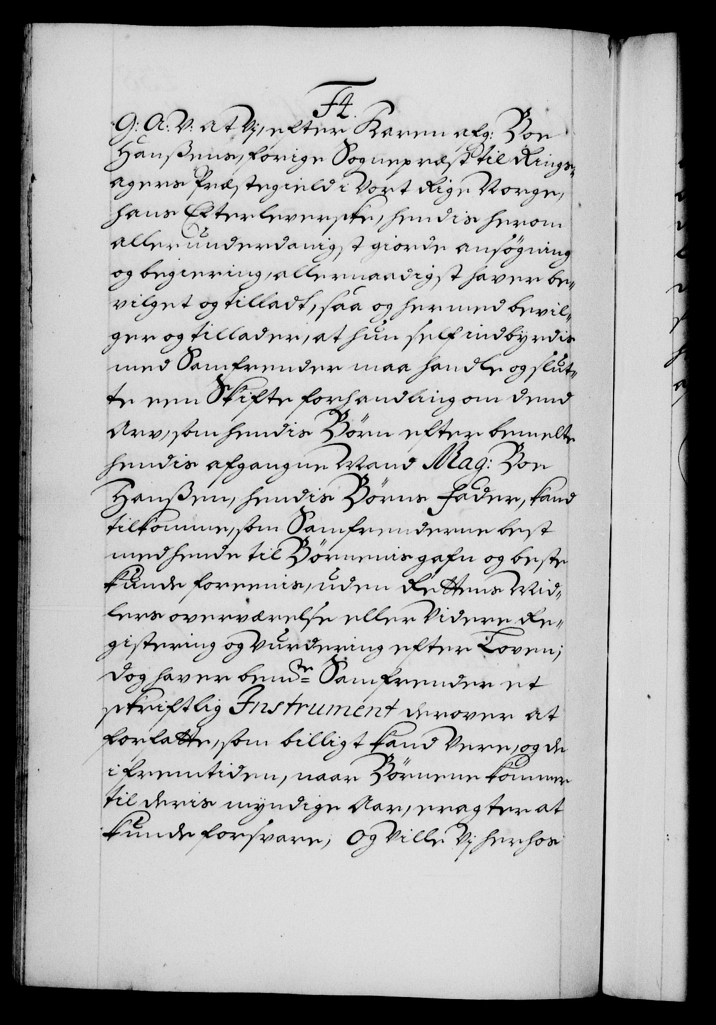 Danske Kanselli 1572-1799, RA/EA-3023/F/Fc/Fca/Fcaa/L0018: Norske registre, 1699-1703, p. 438b