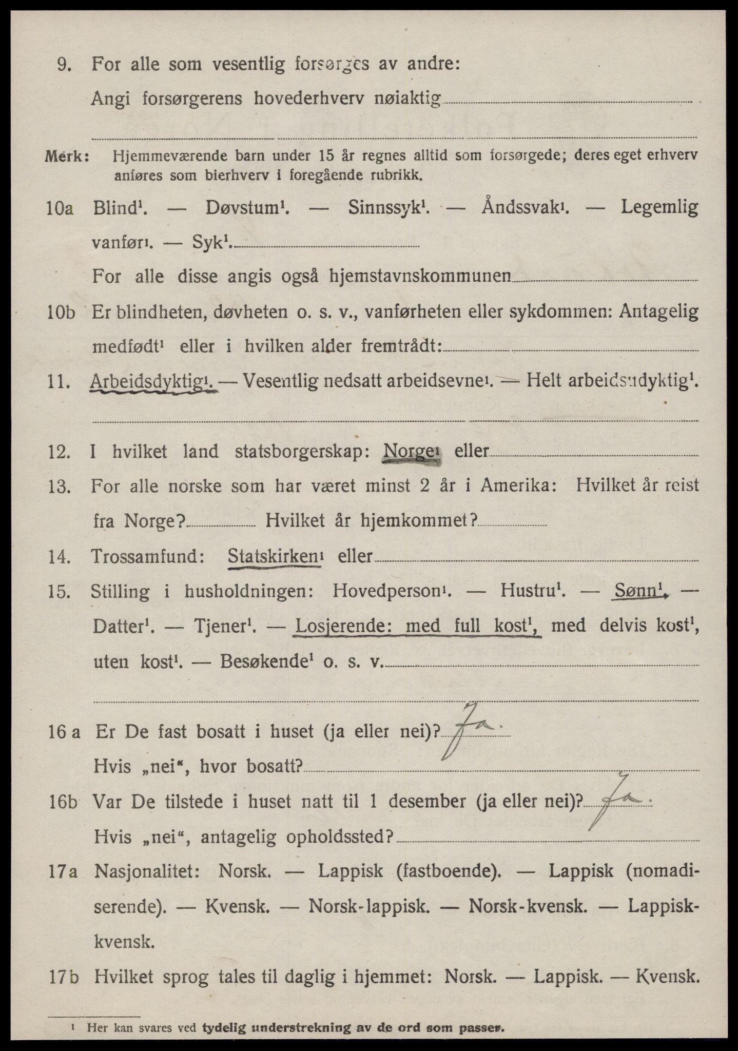 SAT, 1920 census for Stoksund, 1920, p. 1469