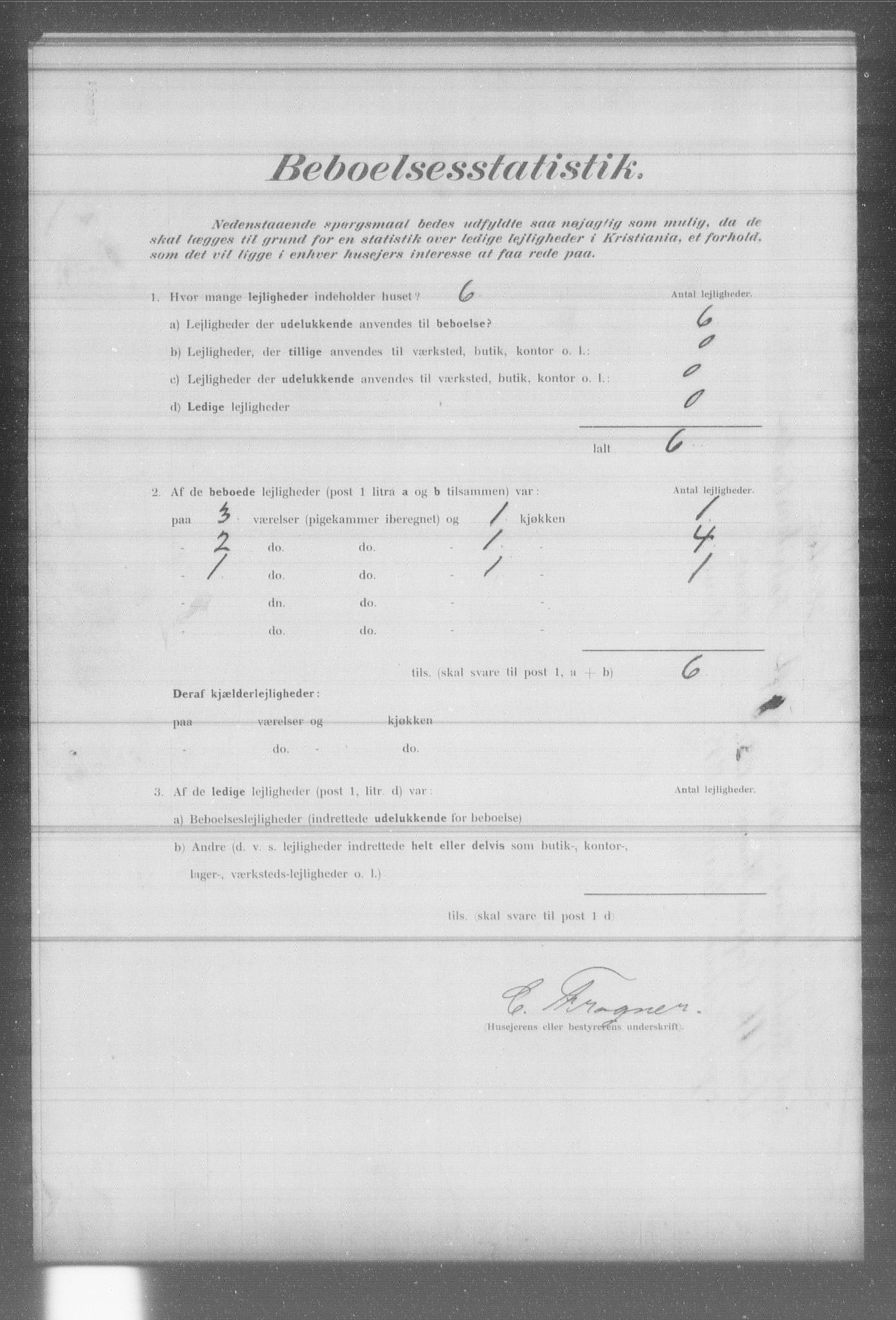 OBA, Municipal Census 1902 for Kristiania, 1902, p. 7426