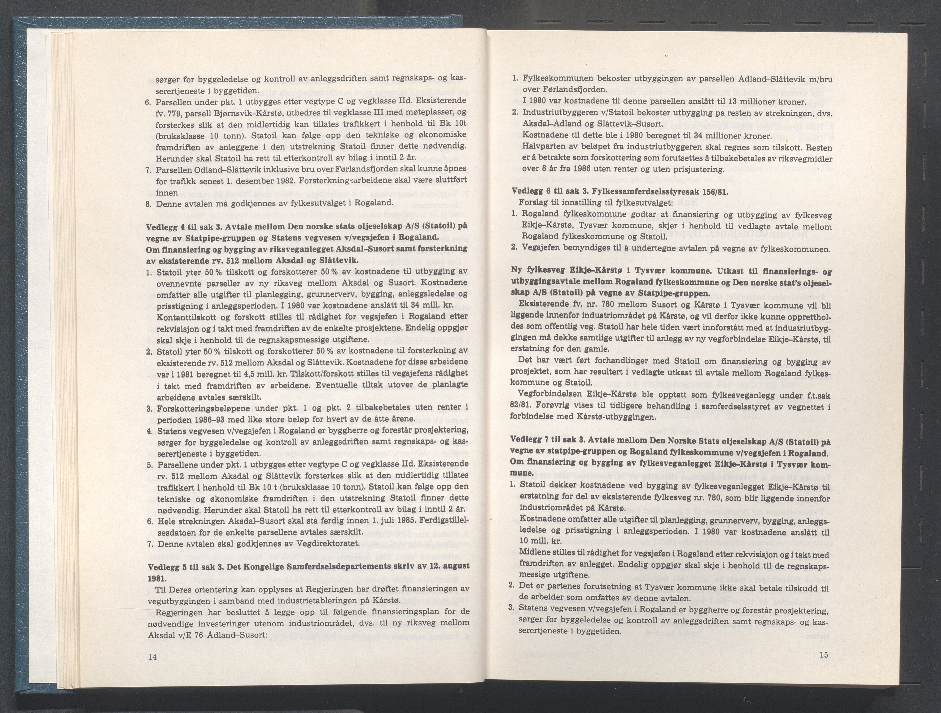 Rogaland fylkeskommune - Fylkesrådmannen , IKAR/A-900/A/Aa/Aaa/L0102: Møtebok , 1982, p. 14-15