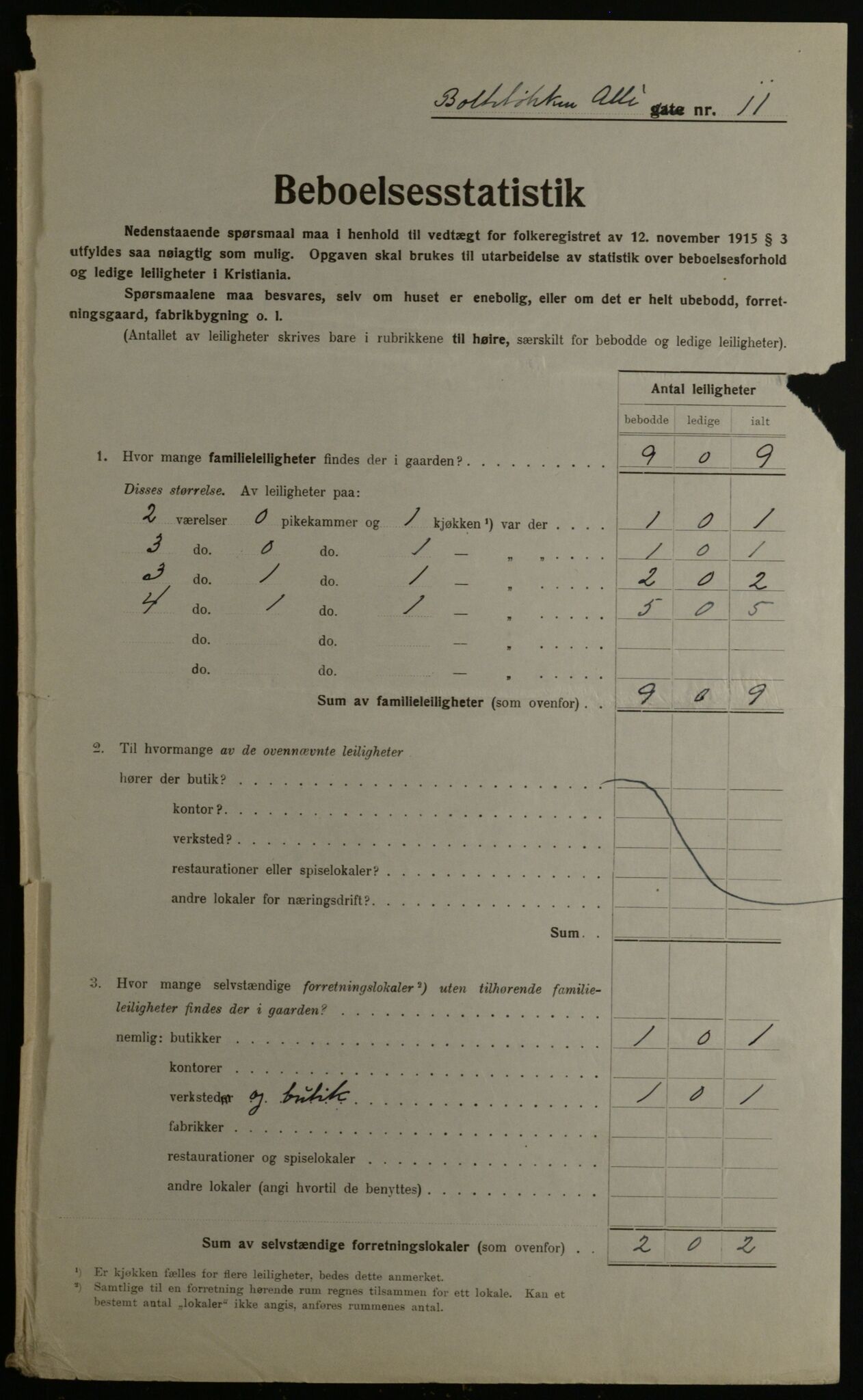 OBA, Municipal Census 1923 for Kristiania, 1923, p. 8777