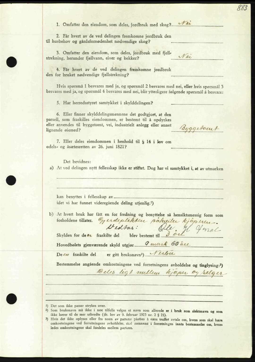 Nordmøre sorenskriveri, AV/SAT-A-4132/1/2/2Ca: Mortgage book no. A102, 1946-1946, Diary no: : 2059/1946