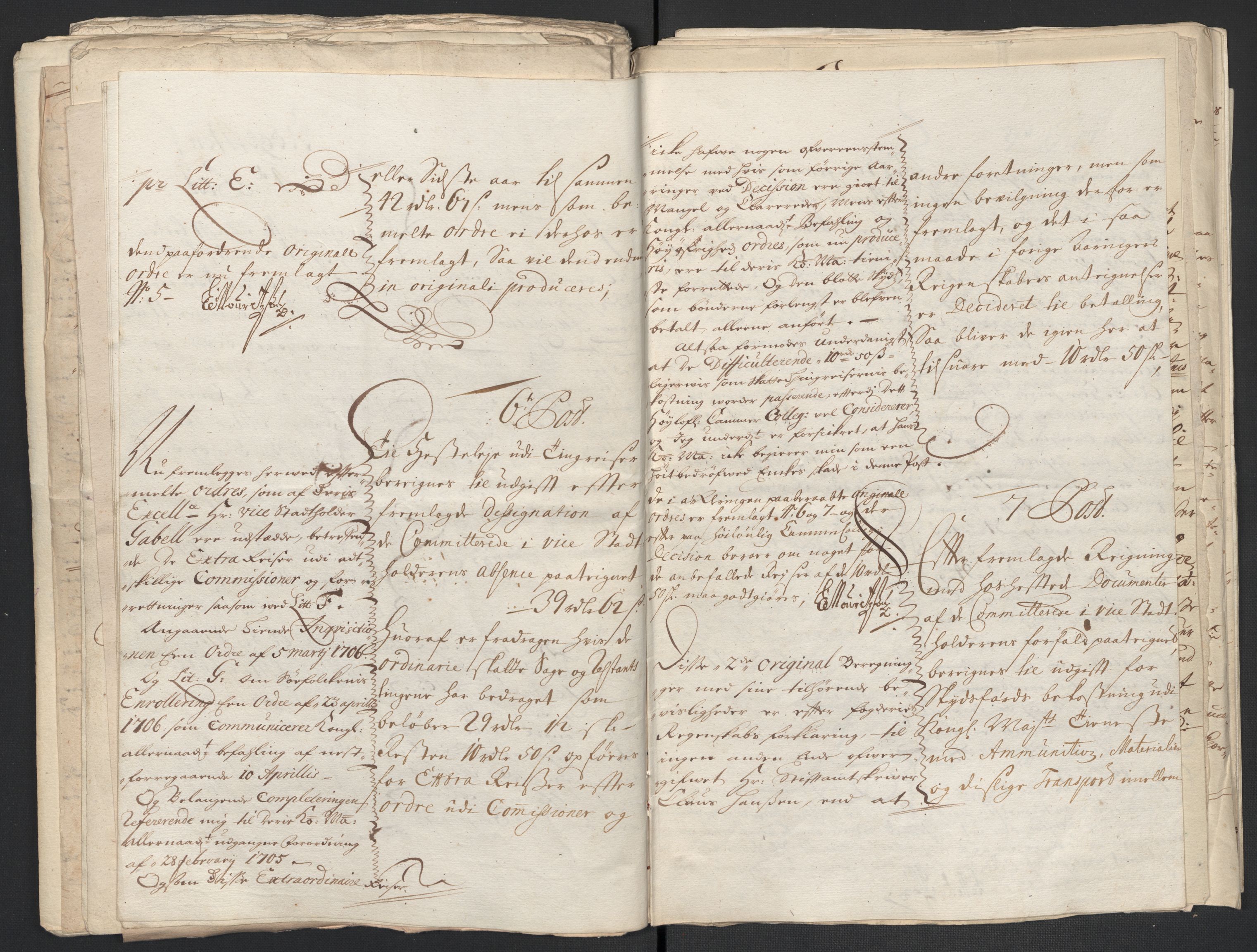 Rentekammeret inntil 1814, Reviderte regnskaper, Fogderegnskap, AV/RA-EA-4092/R10/L0446: Fogderegnskap Aker og Follo, 1705-1706, p. 345