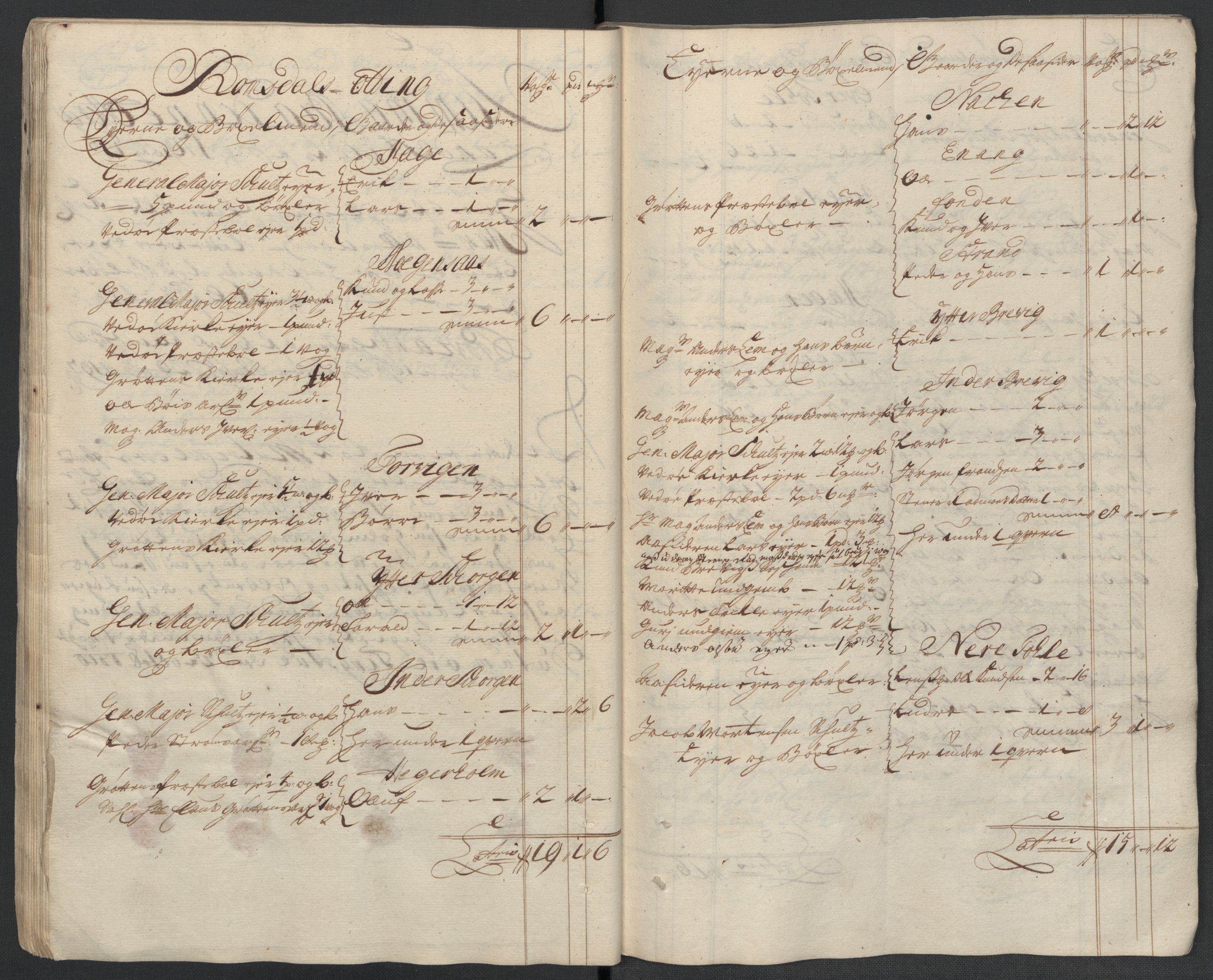 Rentekammeret inntil 1814, Reviderte regnskaper, Fogderegnskap, AV/RA-EA-4092/R55/L3659: Fogderegnskap Romsdal, 1709-1710, p. 301