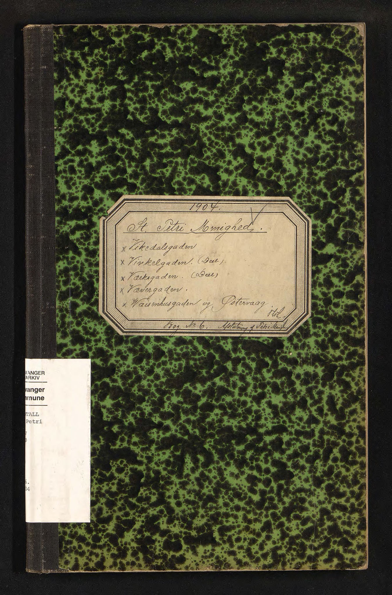 BYST, Ligningsmanntall for Stavanger 1904 - St. Petri Menighed, Vikedalsgaden - Østervaag, 1904