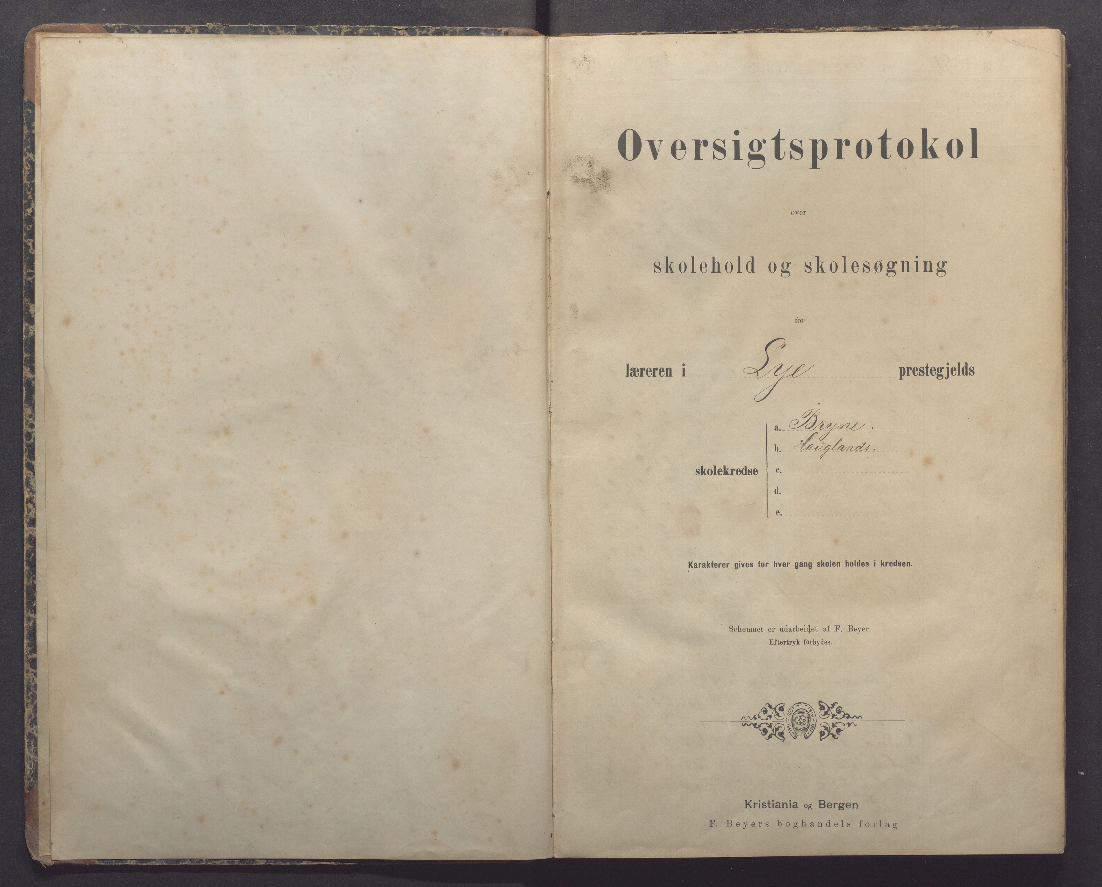 Time kommune - Bryne skule, IKAR/K-100797/H/L0001: Skoleprotokoll/Dagbok, 1891-1902, p. 3