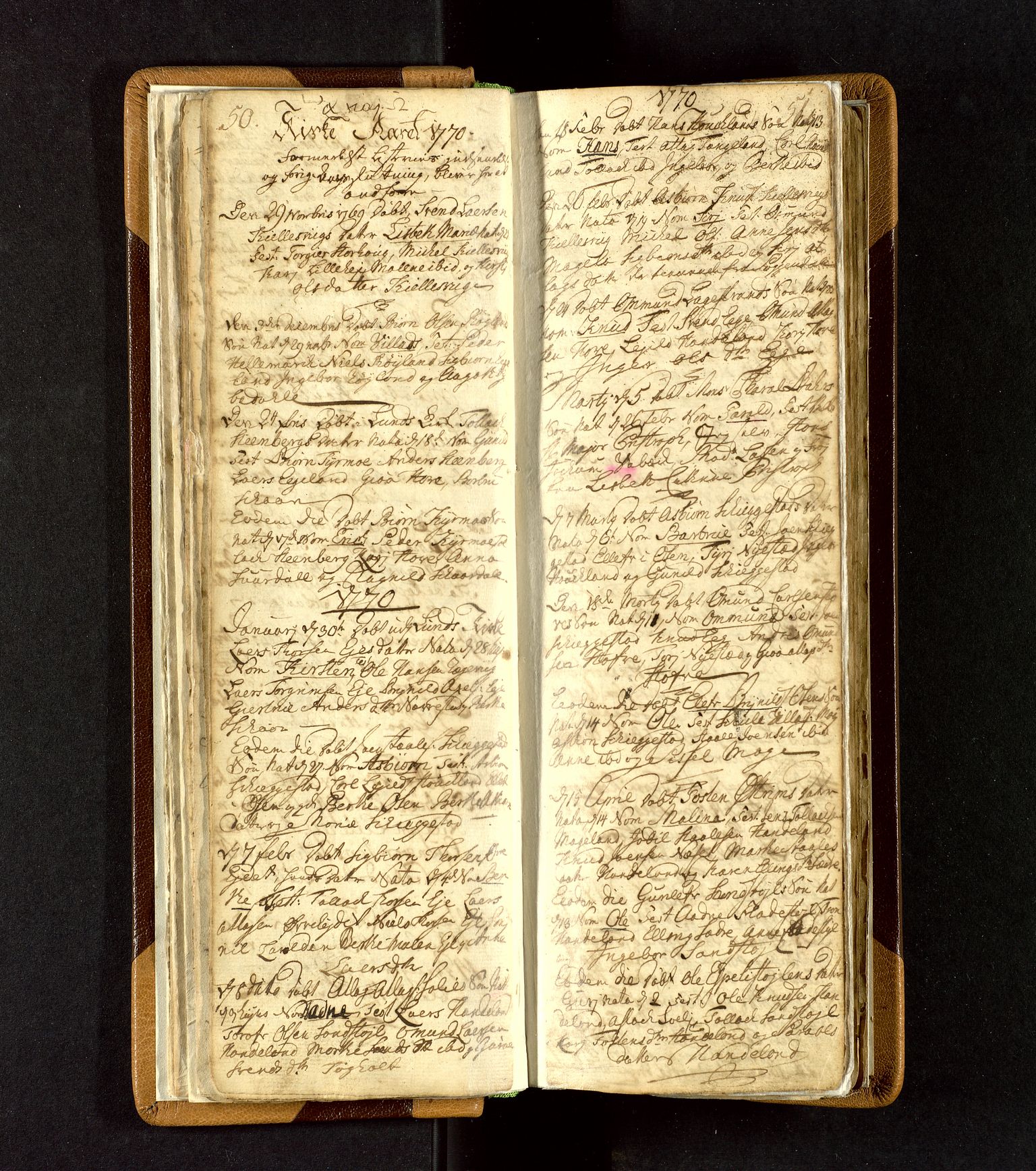 Lund sokneprestkontor, SAST/A-101809/S06/L0003: Parish register (official) no. A 3, 1761-1801, p. 50-51