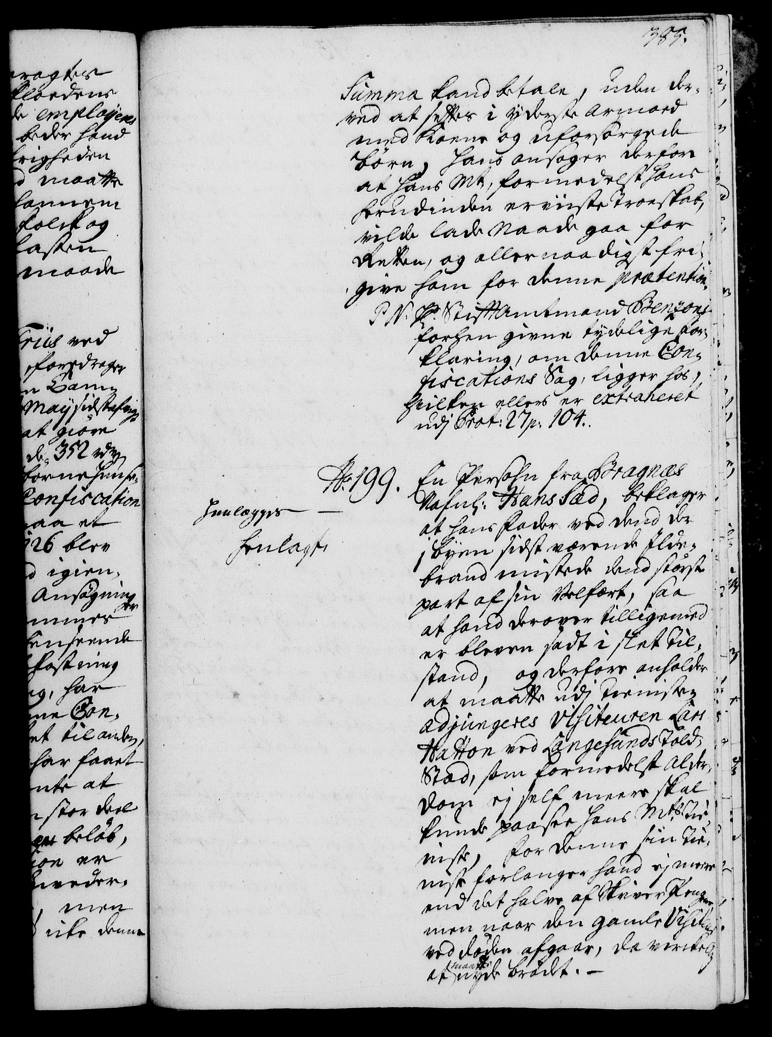 Rentekammeret, Kammerkanselliet, RA/EA-3111/G/Gh/Gha/L0018: Norsk ekstraktmemorialprotokoll (merket RK 53.63), 1735-1736, p. 385
