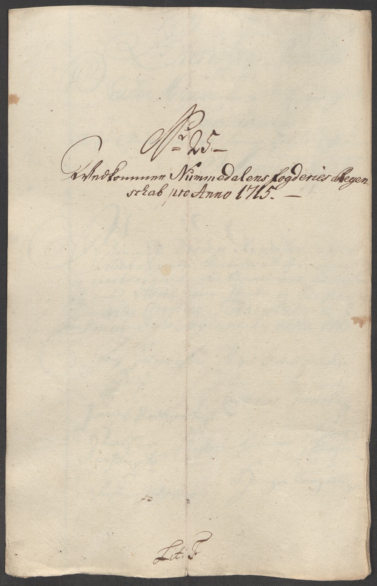 Rentekammeret inntil 1814, Reviderte regnskaper, Fogderegnskap, AV/RA-EA-4092/R64/L4436: Fogderegnskap Namdal, 1715, p. 202