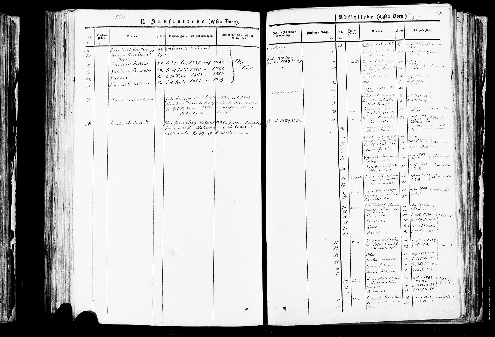 Aurskog prestekontor Kirkebøker, AV/SAO-A-10304a/F/Fa/L0007: Parish register (official) no. I 7, 1854-1877, p. 311