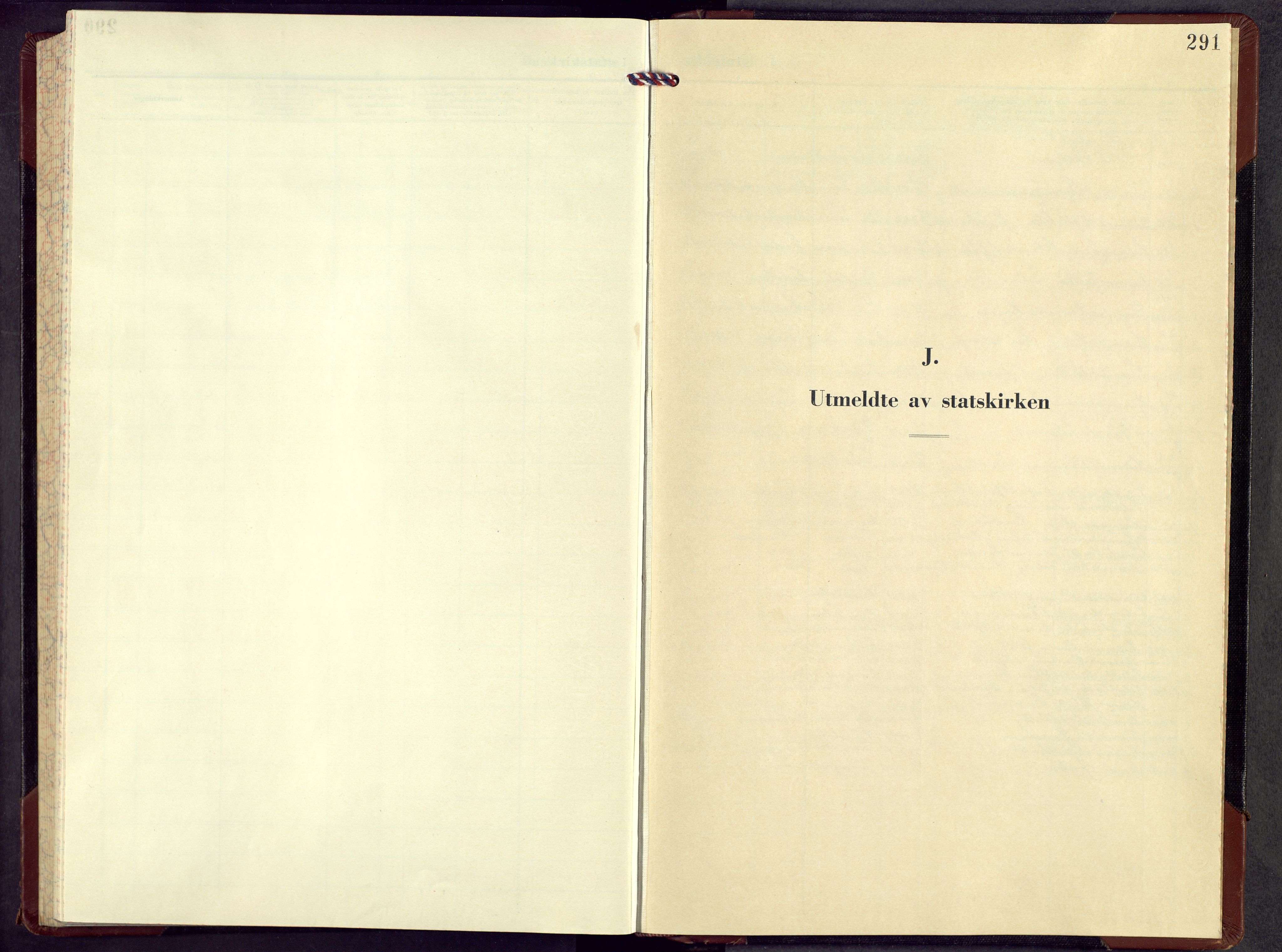 Vestre Toten prestekontor, SAH/PREST-108/H/Ha/Hab/L0014: Parish register (copy) no. 14, 1957-1970, p. 291