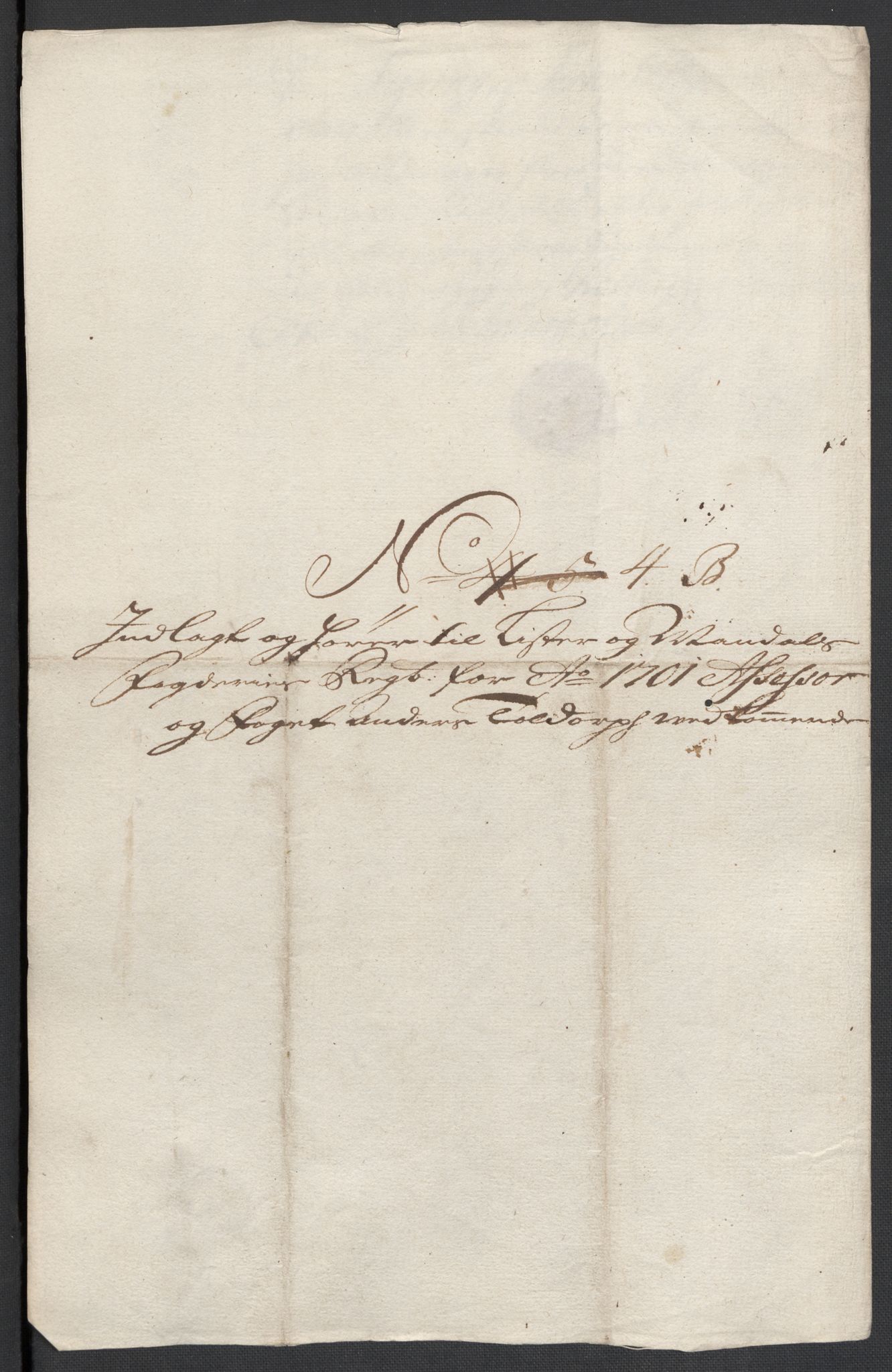 Rentekammeret inntil 1814, Reviderte regnskaper, Fogderegnskap, RA/EA-4092/R43/L2549: Fogderegnskap Lista og Mandal, 1701-1702, p. 64