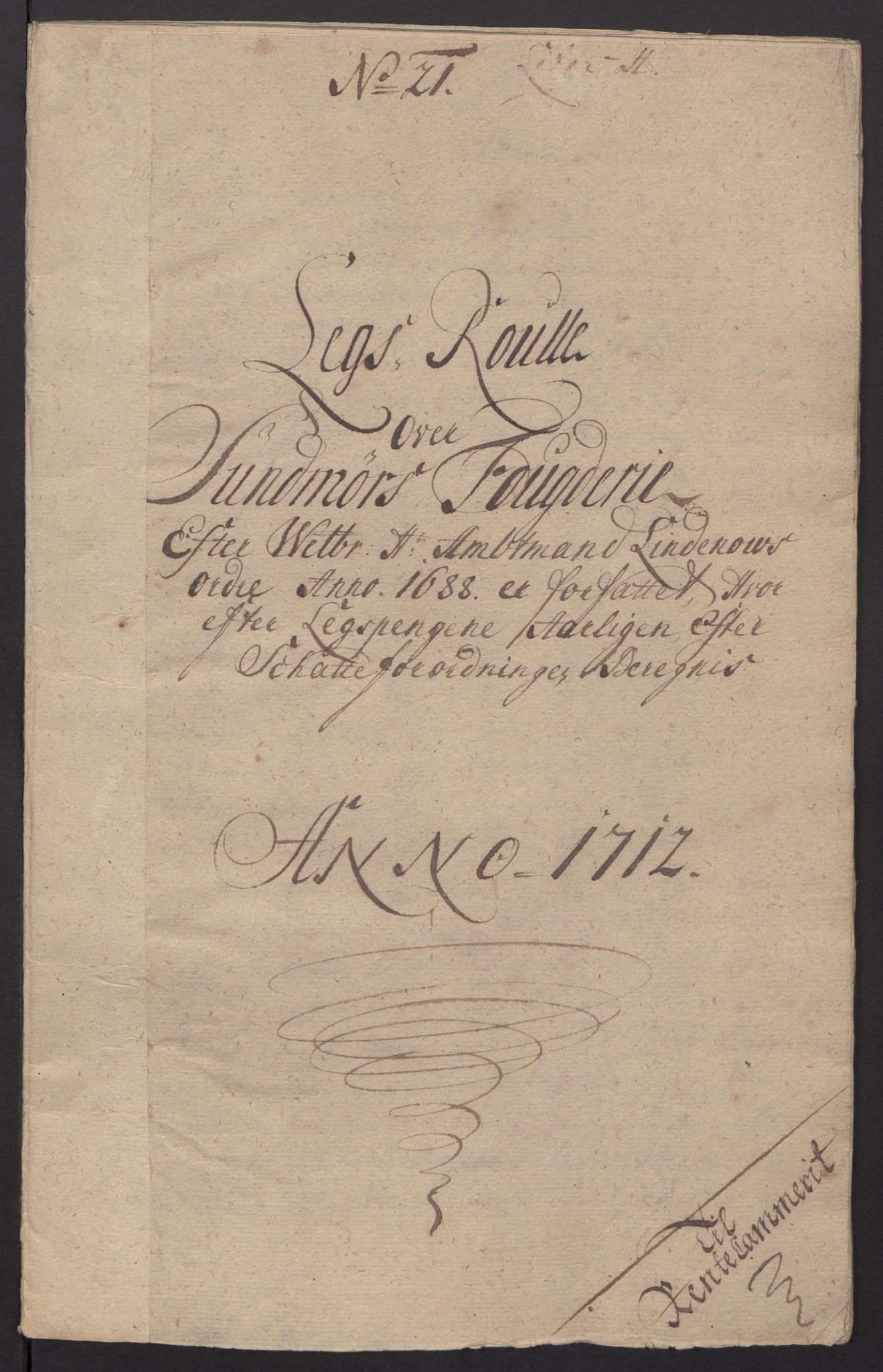 Rentekammeret inntil 1814, Reviderte regnskaper, Fogderegnskap, RA/EA-4092/R54/L3565: Fogderegnskap Sunnmøre, 1712-1713, p. 186