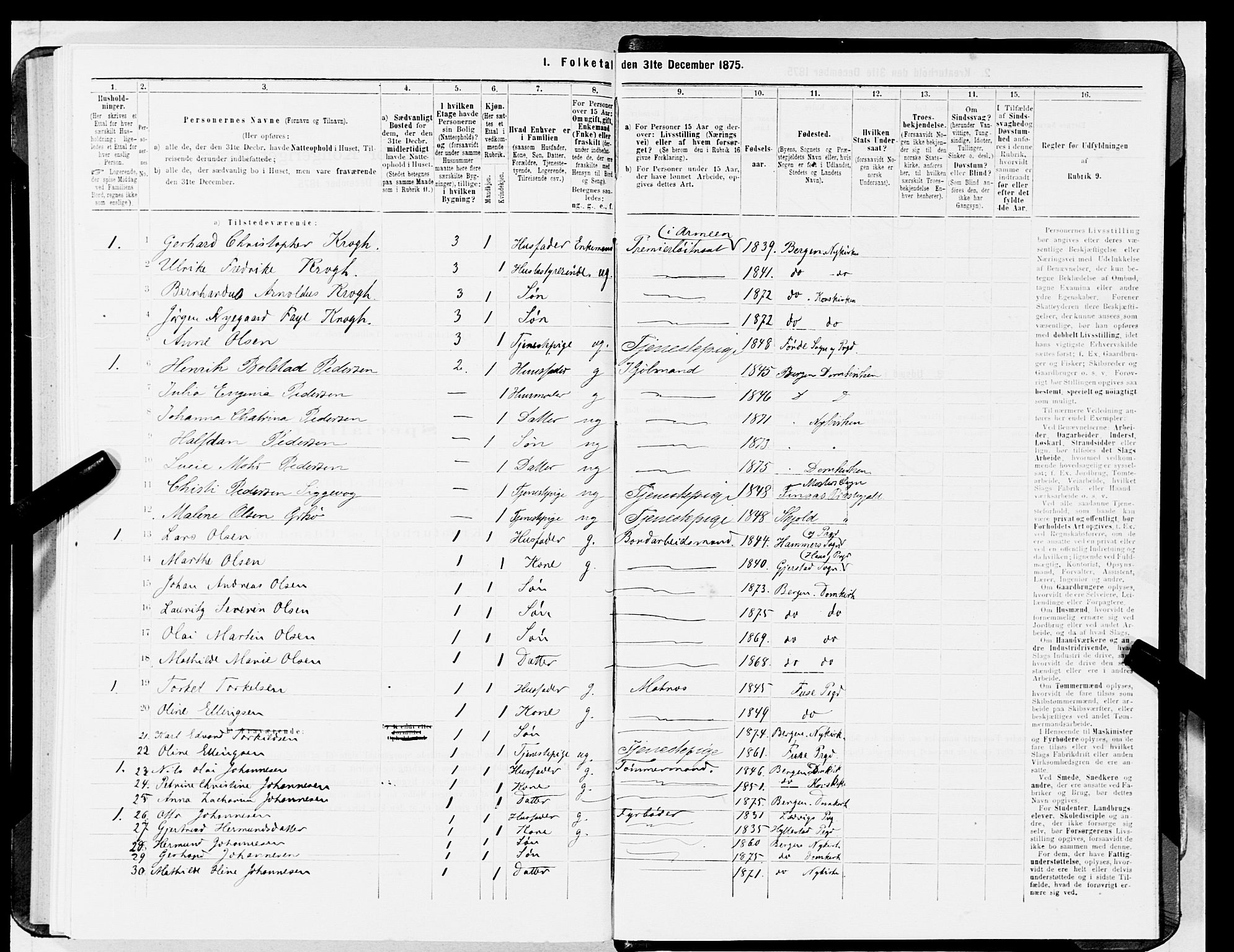 SAB, 1875 census for 1301 Bergen, 1875, p. 1872