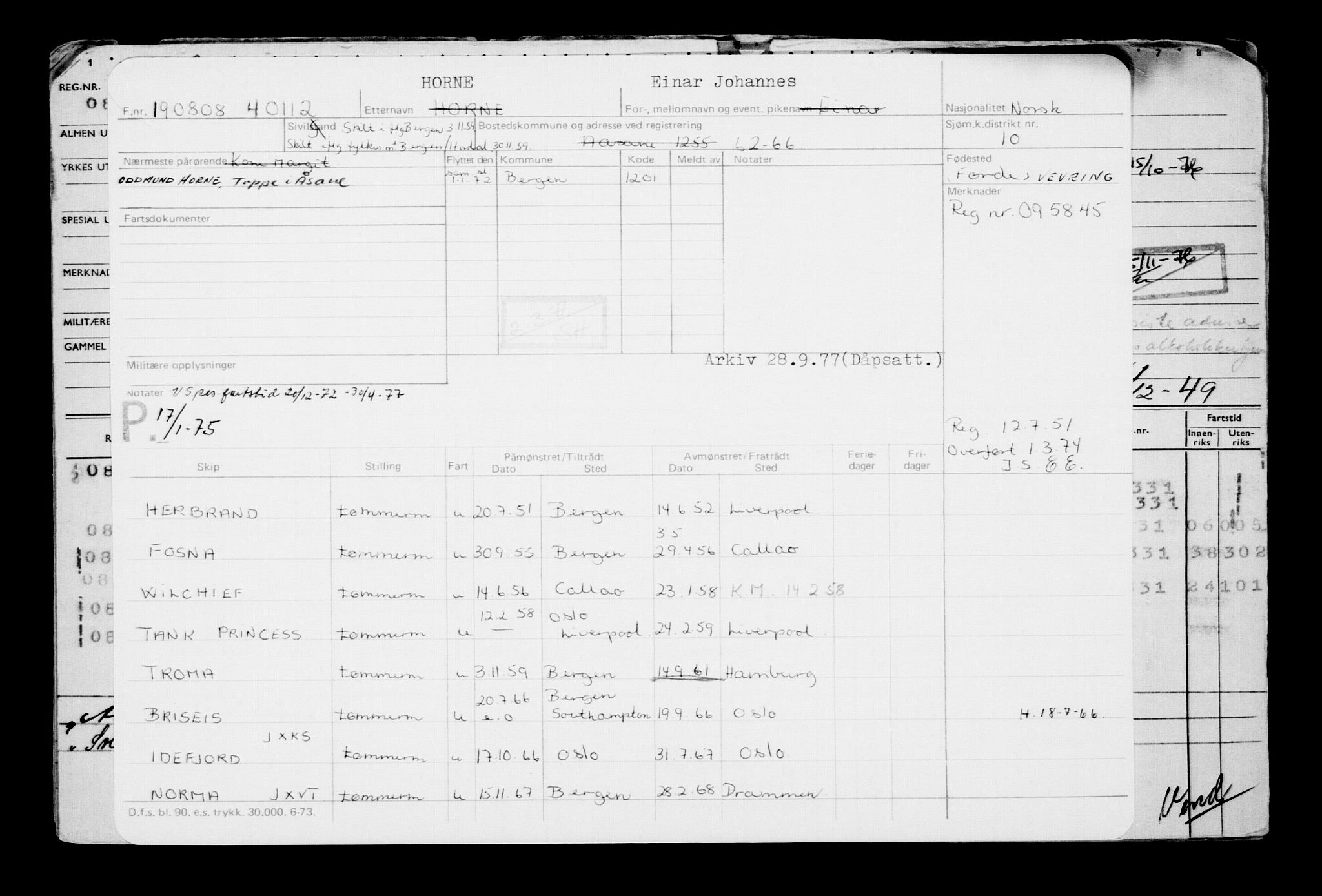 Direktoratet for sjømenn, AV/RA-S-3545/G/Gb/L0078: Hovedkort, 1908, p. 717