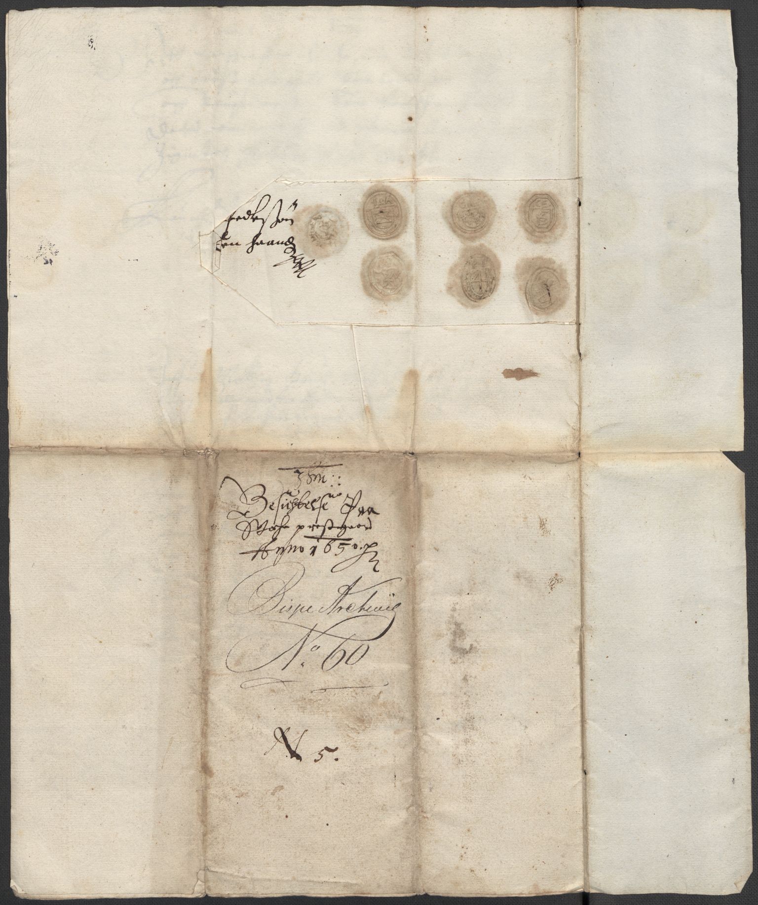 Riksarkivets diplomsamling, RA/EA-5965/F15/L0021: Prestearkiv - Vestfold, 1573-1858, p. 249