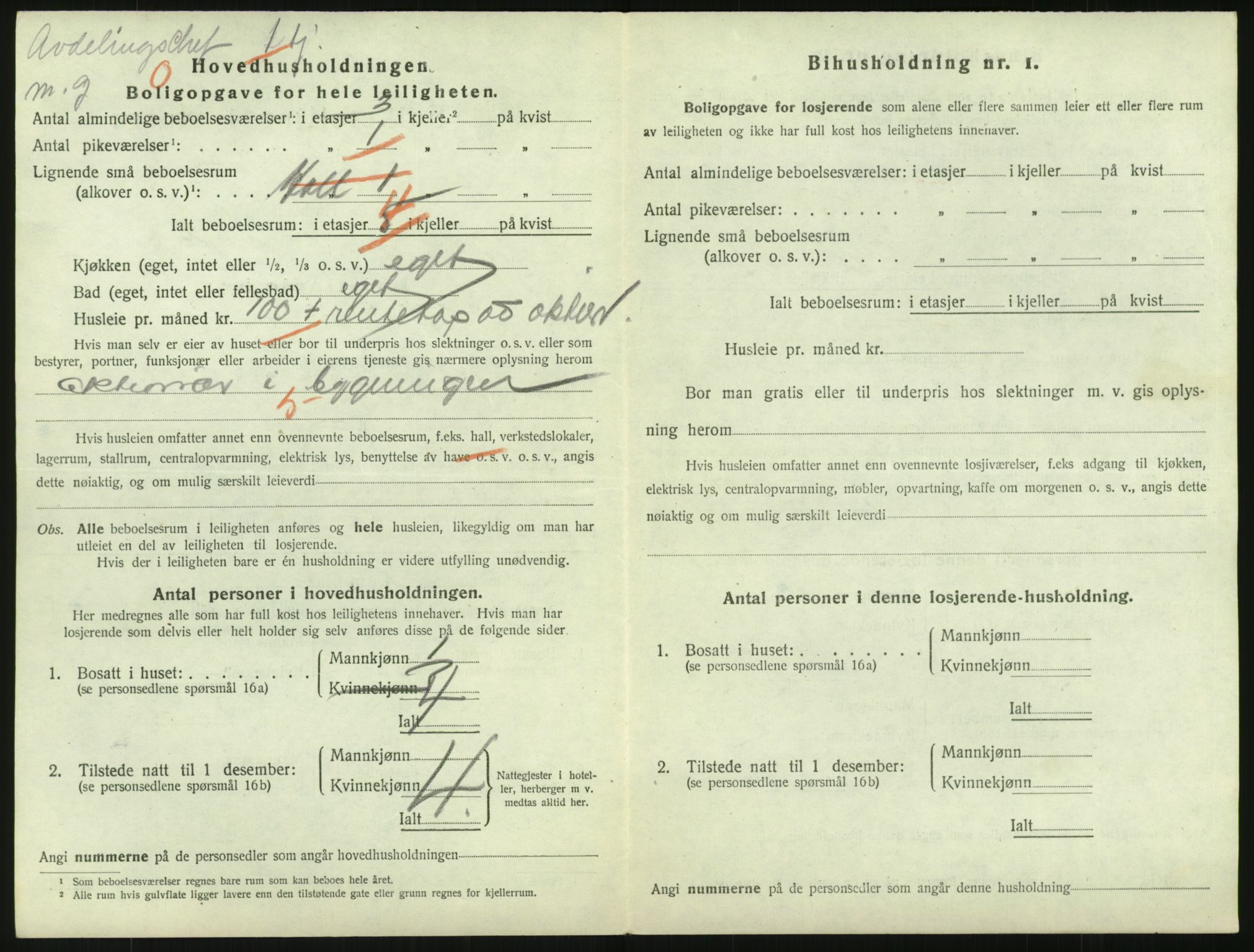 SAO, 1920 census for Kristiania, 1920, p. 111426