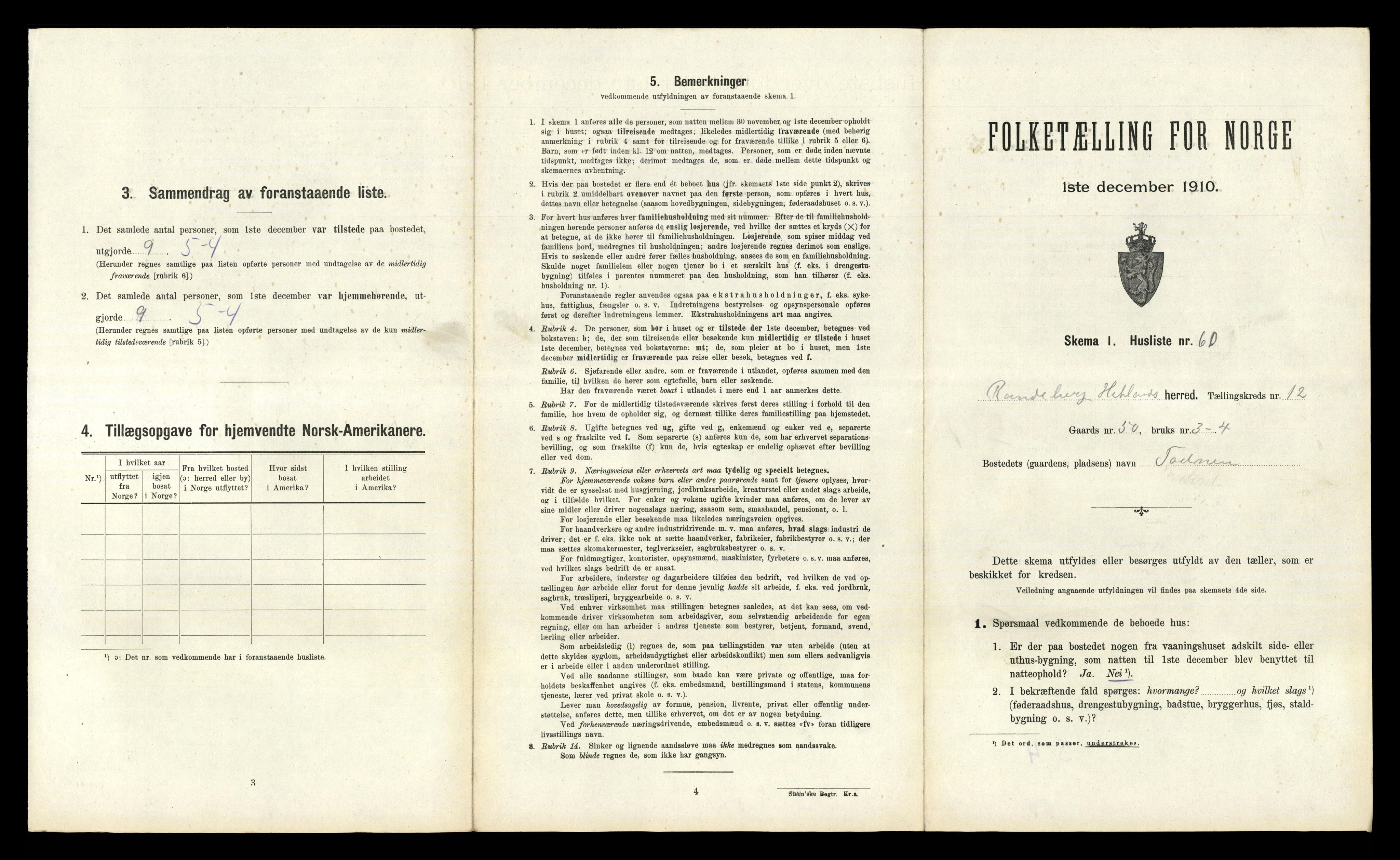 RA, 1910 census for Hetland, 1910, p. 1999