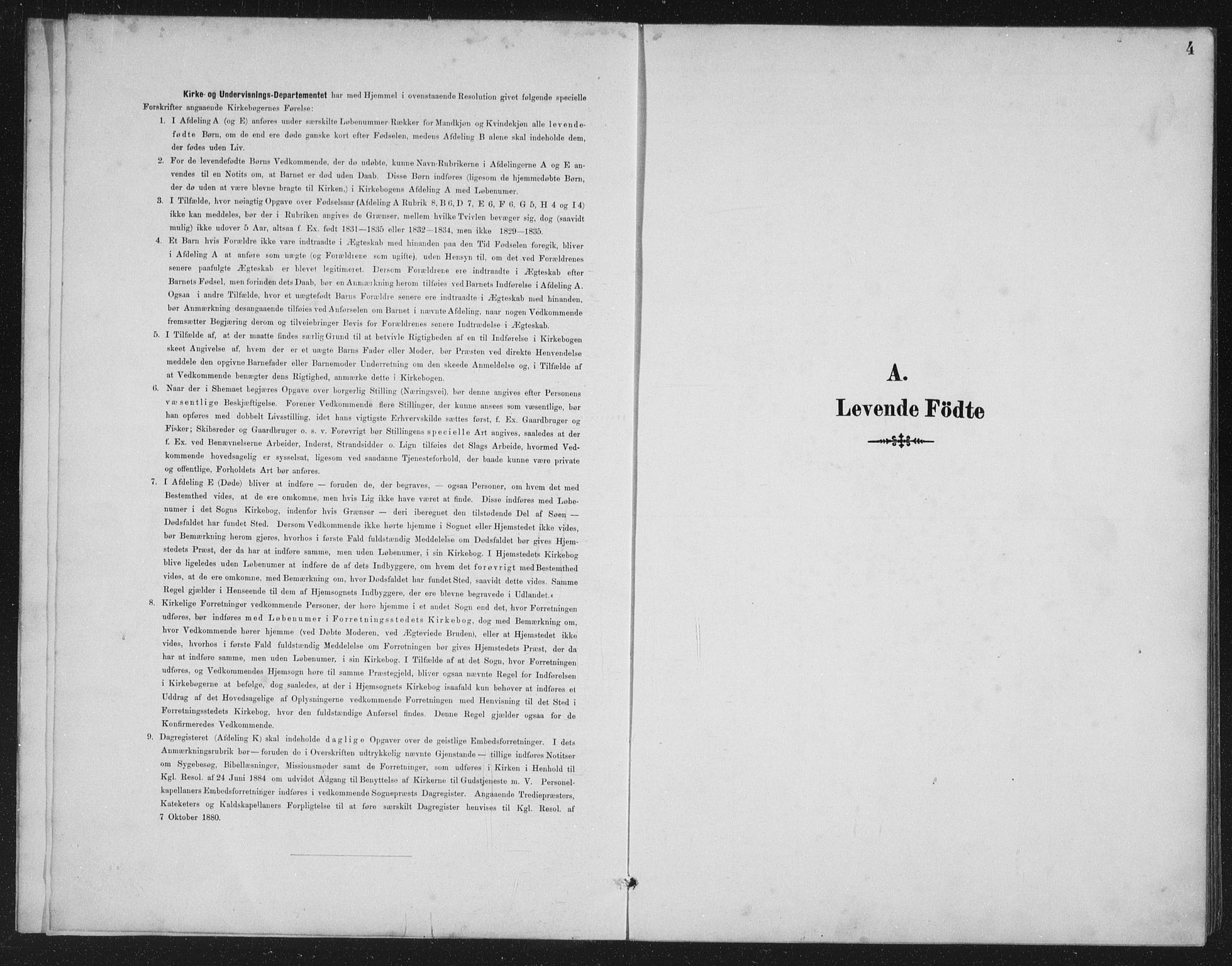 Gaular sokneprestembete, SAB/A-80001/H/Hab: Parish register (copy) no. A 4, 1889-1912, p. 4