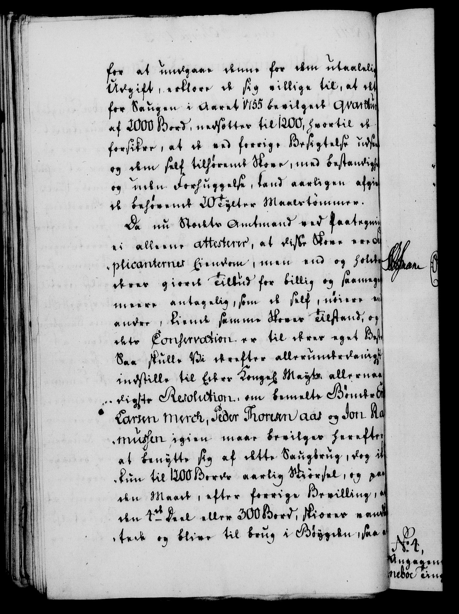 Rentekammeret, Kammerkanselliet, RA/EA-3111/G/Gf/Gfa/L0055: Norsk relasjons- og resolusjonsprotokoll (merket RK 52.55), 1773, p. 155