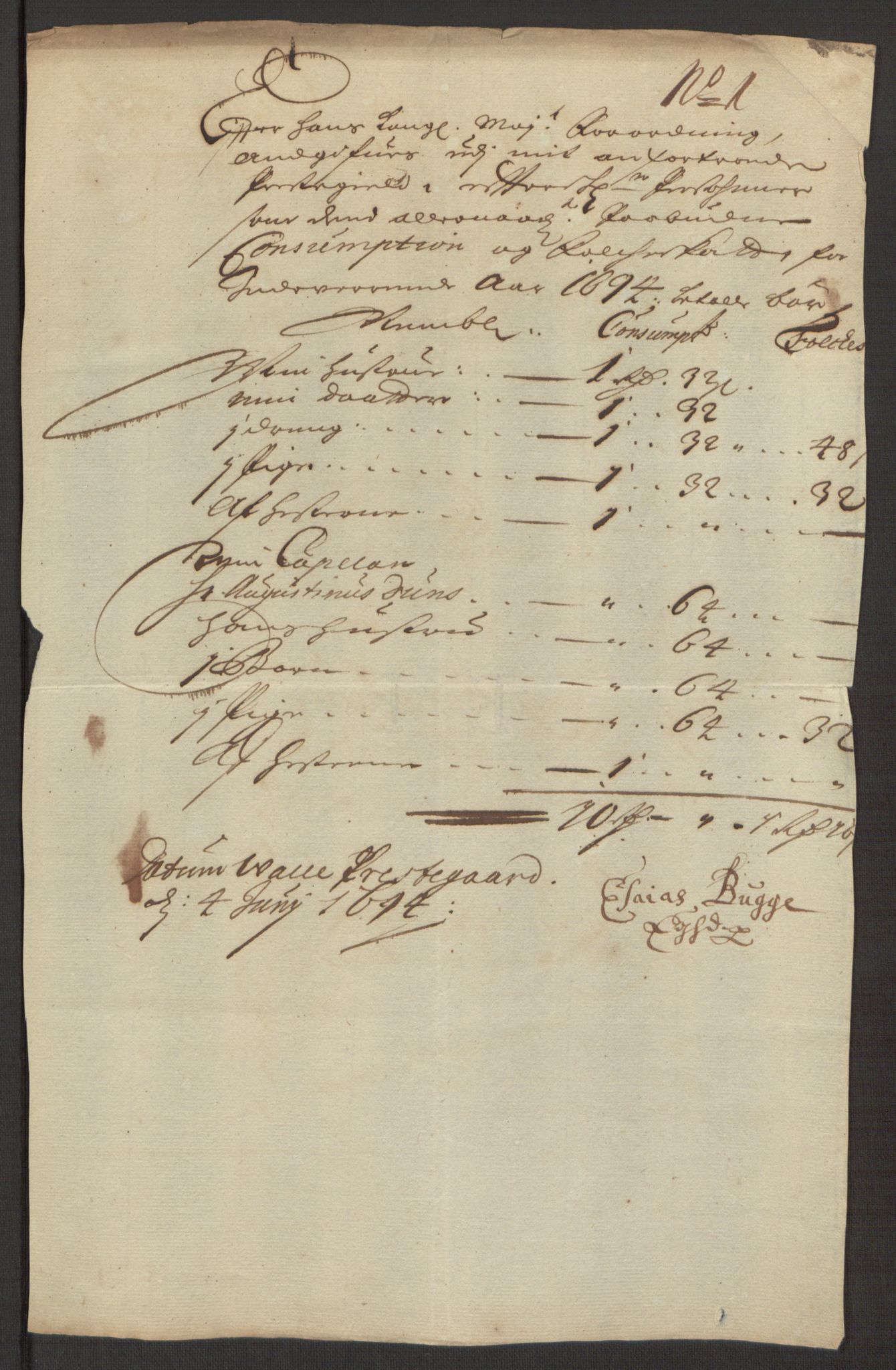 Rentekammeret inntil 1814, Reviderte regnskaper, Fogderegnskap, AV/RA-EA-4092/R40/L2444: Fogderegnskap Råbyggelag, 1693-1696, p. 120