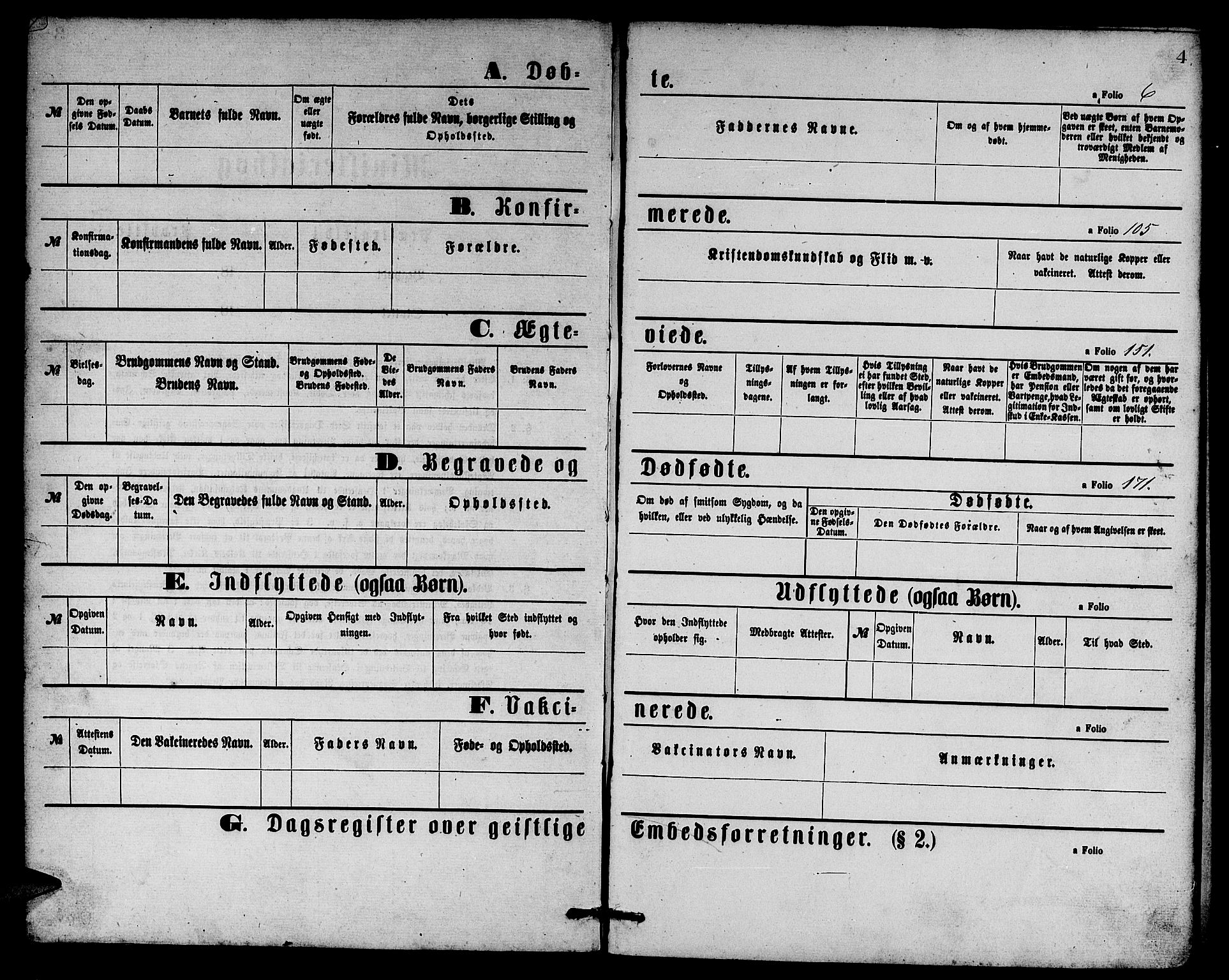 Evanger sokneprestembete, SAB/A-99924: Parish register (copy) no. A 3, 1875-1887, p. 4