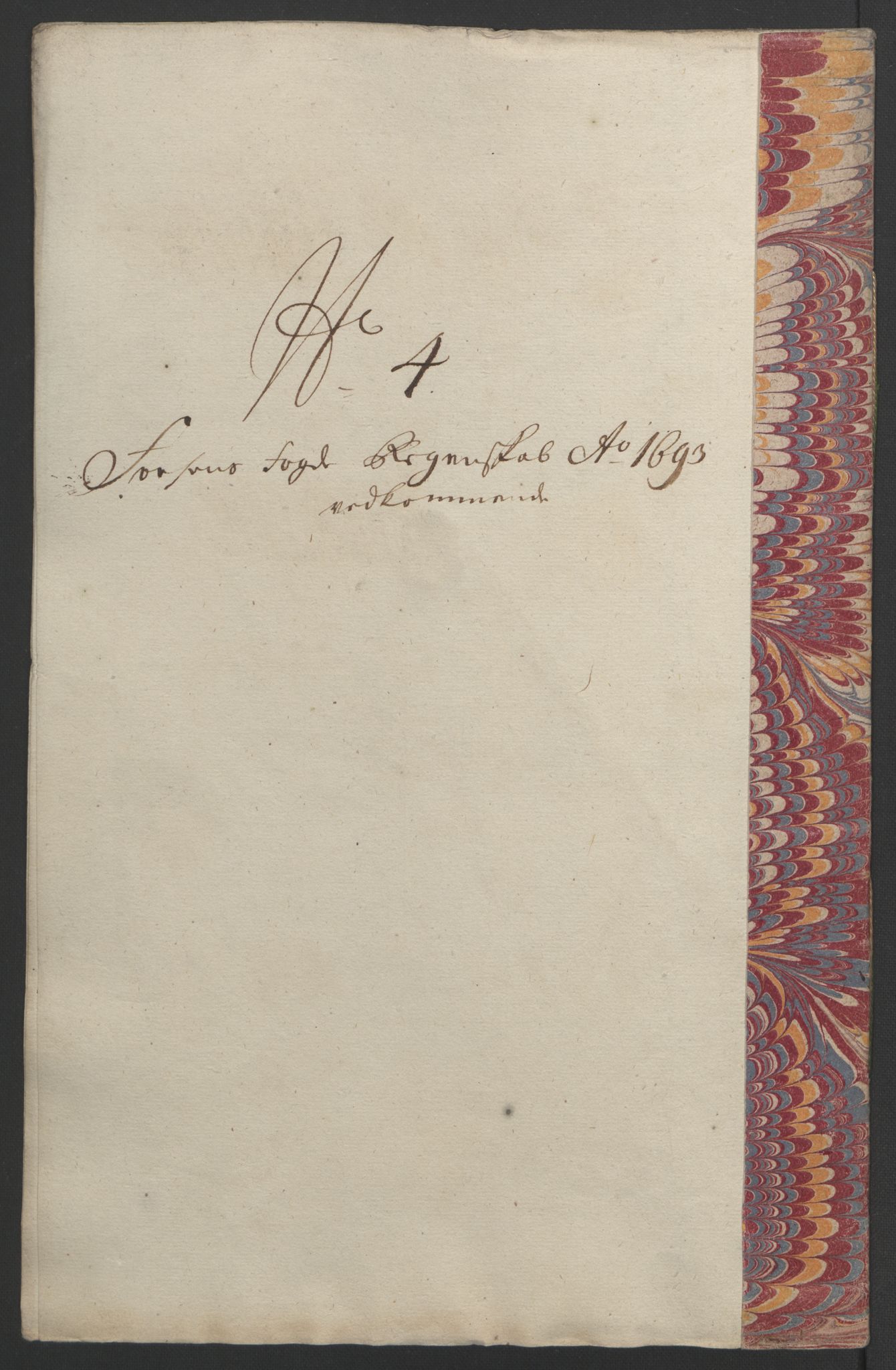 Rentekammeret inntil 1814, Reviderte regnskaper, Fogderegnskap, AV/RA-EA-4092/R57/L3849: Fogderegnskap Fosen, 1692-1693, p. 454