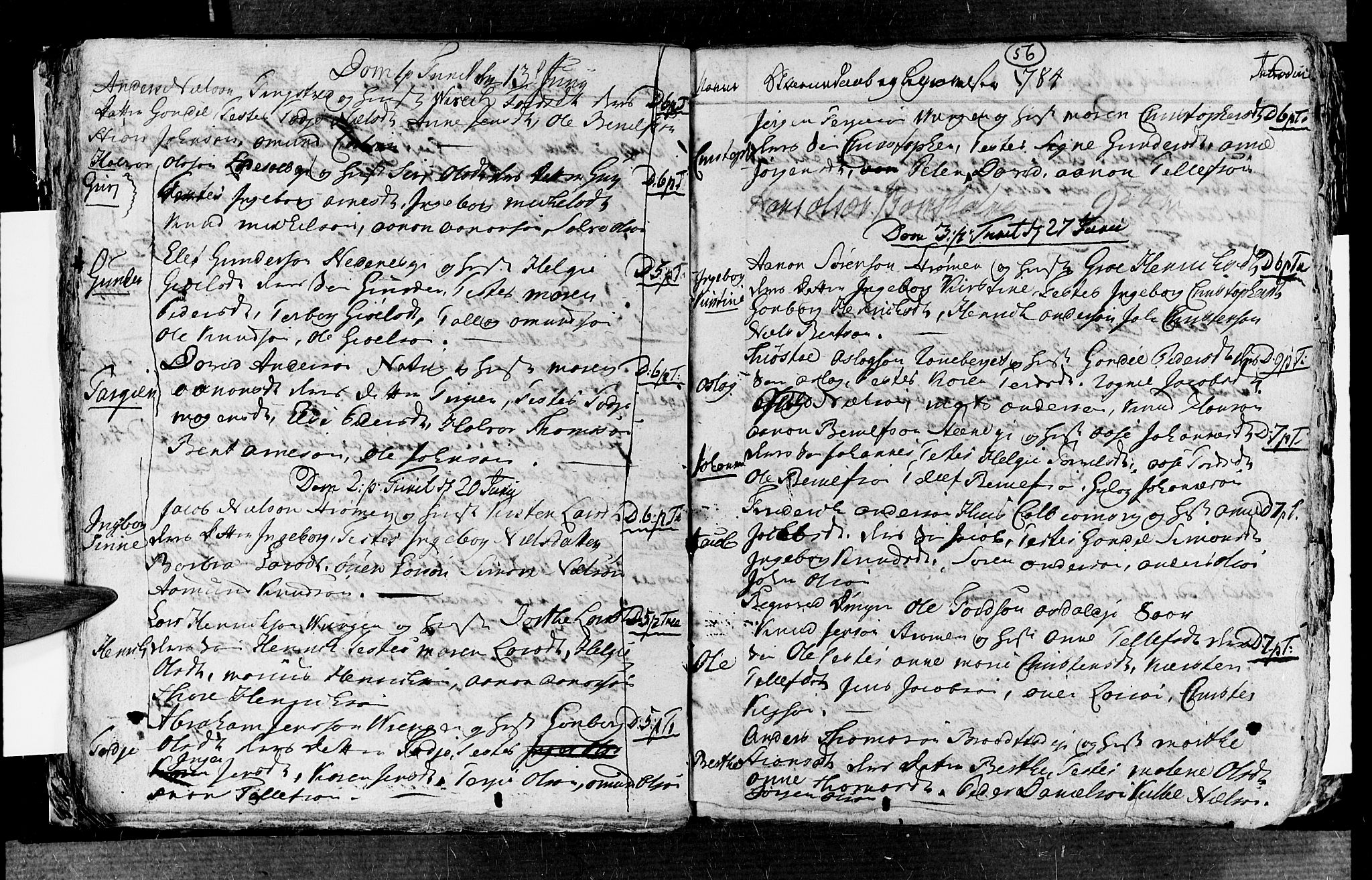 Øyestad sokneprestkontor, AV/SAK-1111-0049/F/Fb/L0001: Parish register (copy) no. B 1, 1780-1794, p. 56