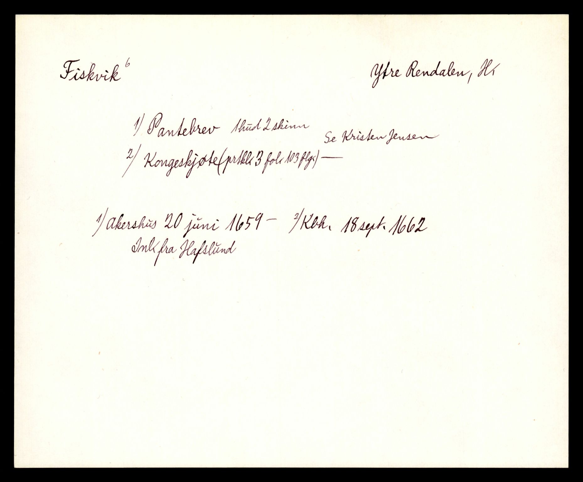 Riksarkivets diplomsamling, AV/RA-EA-5965/F35/F35e/L0008: Registreringssedler Hedmark 2, 1400-1700, p. 359