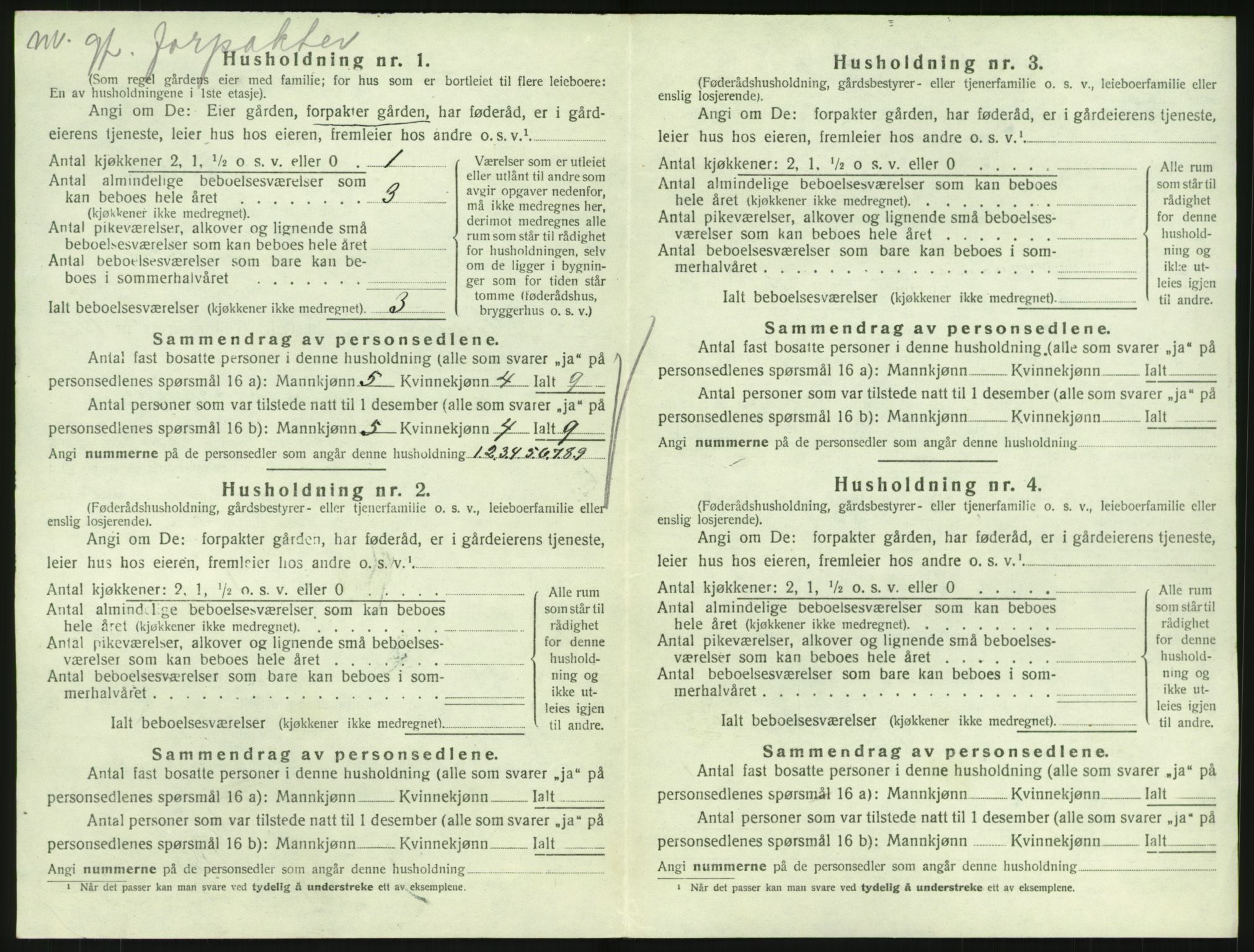 SAKO, 1920 census for Hedrum, 1920, p. 1510