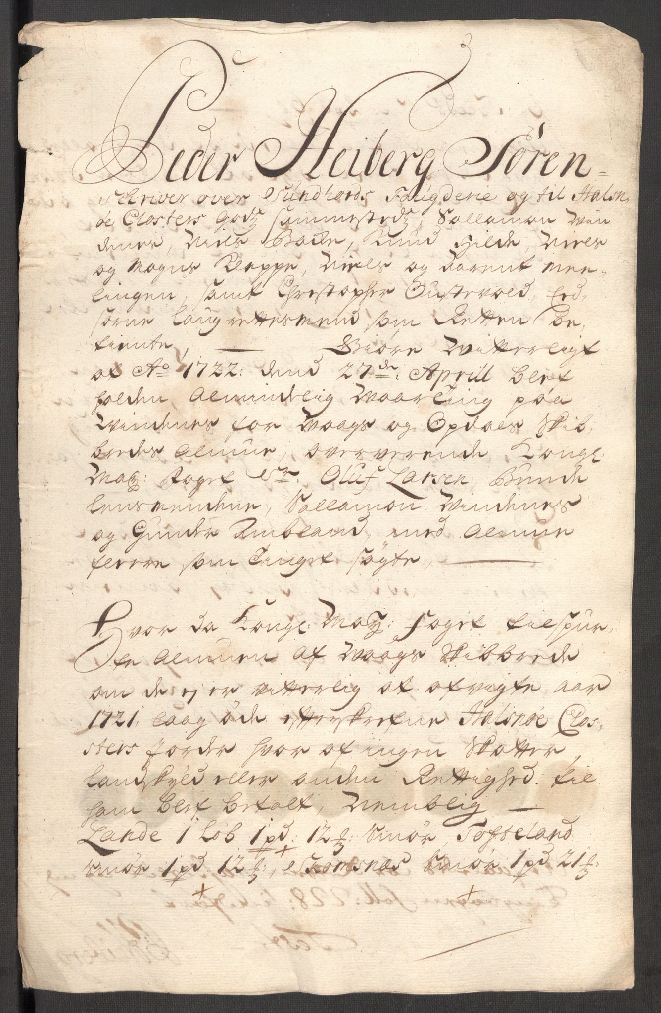 Rentekammeret inntil 1814, Reviderte regnskaper, Fogderegnskap, AV/RA-EA-4092/R48/L3000: Fogderegnskap Sunnhordland og Hardanger, 1721, p. 406