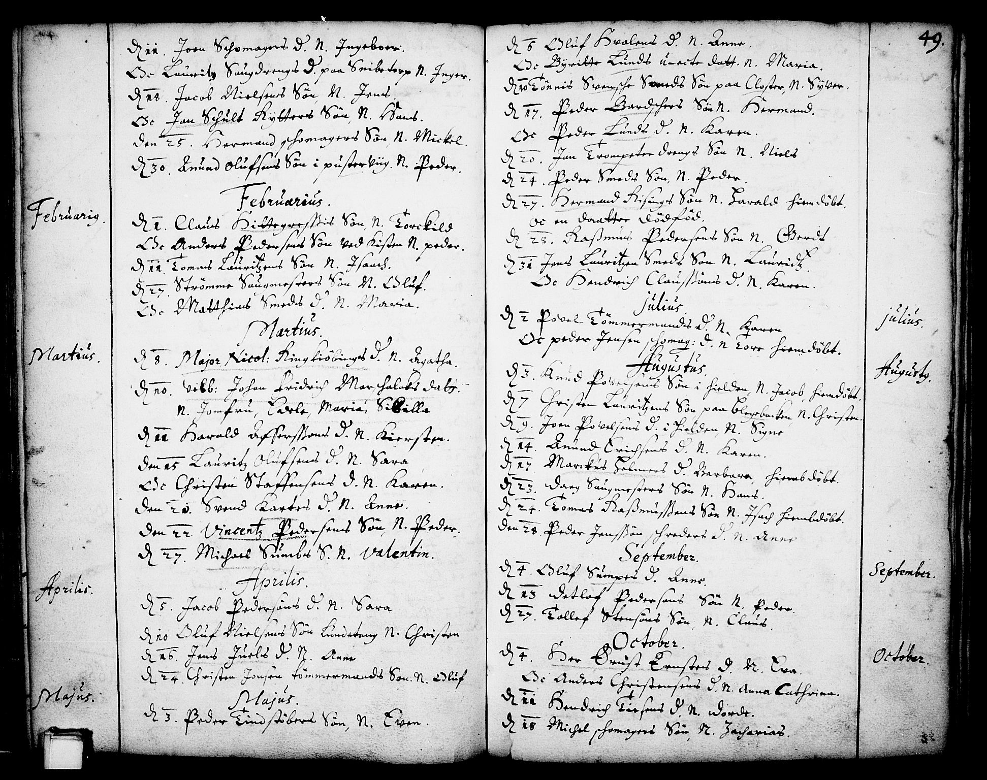 Skien kirkebøker, SAKO/A-302/F/Fa/L0001: Parish register (official) no. 1, 1659-1679, p. 49