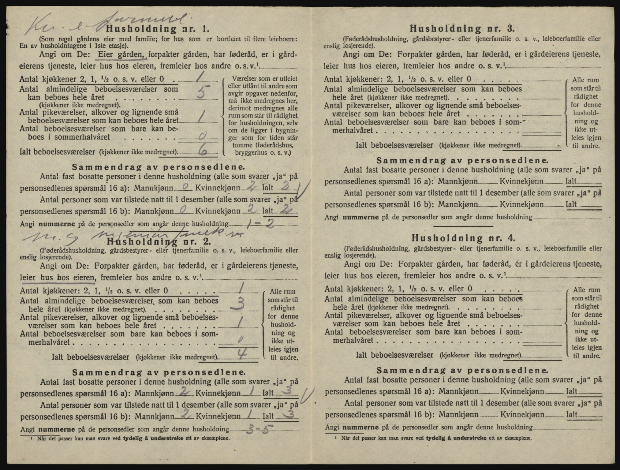 SAO, 1920 census for Glemmen, 1920, p. 1294