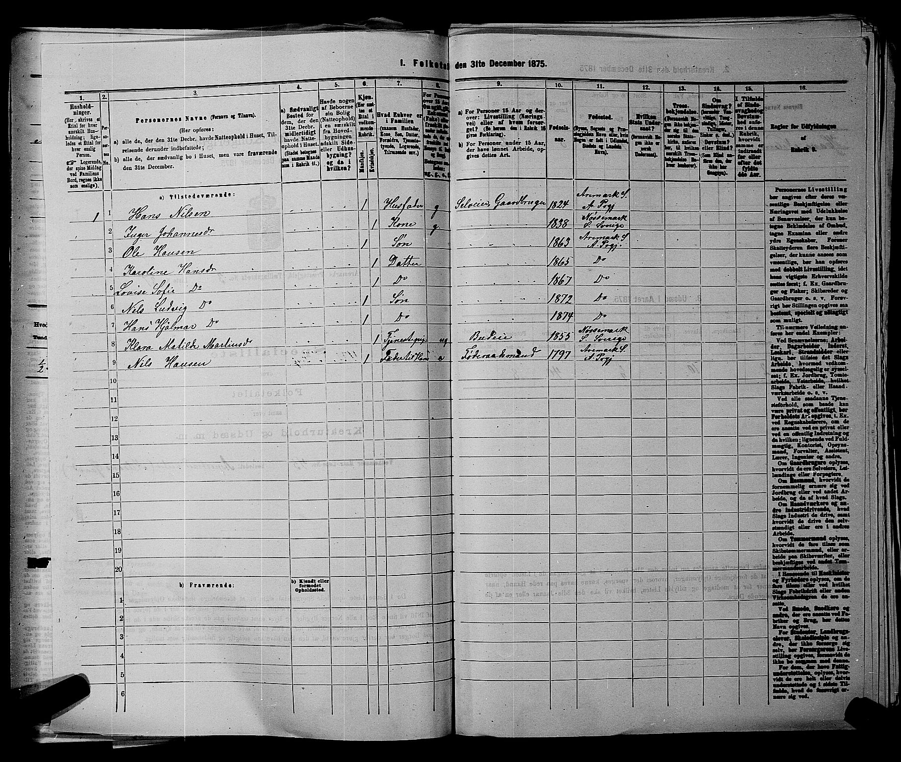 RA, 1875 census for 0118P Aremark, 1875, p. 456